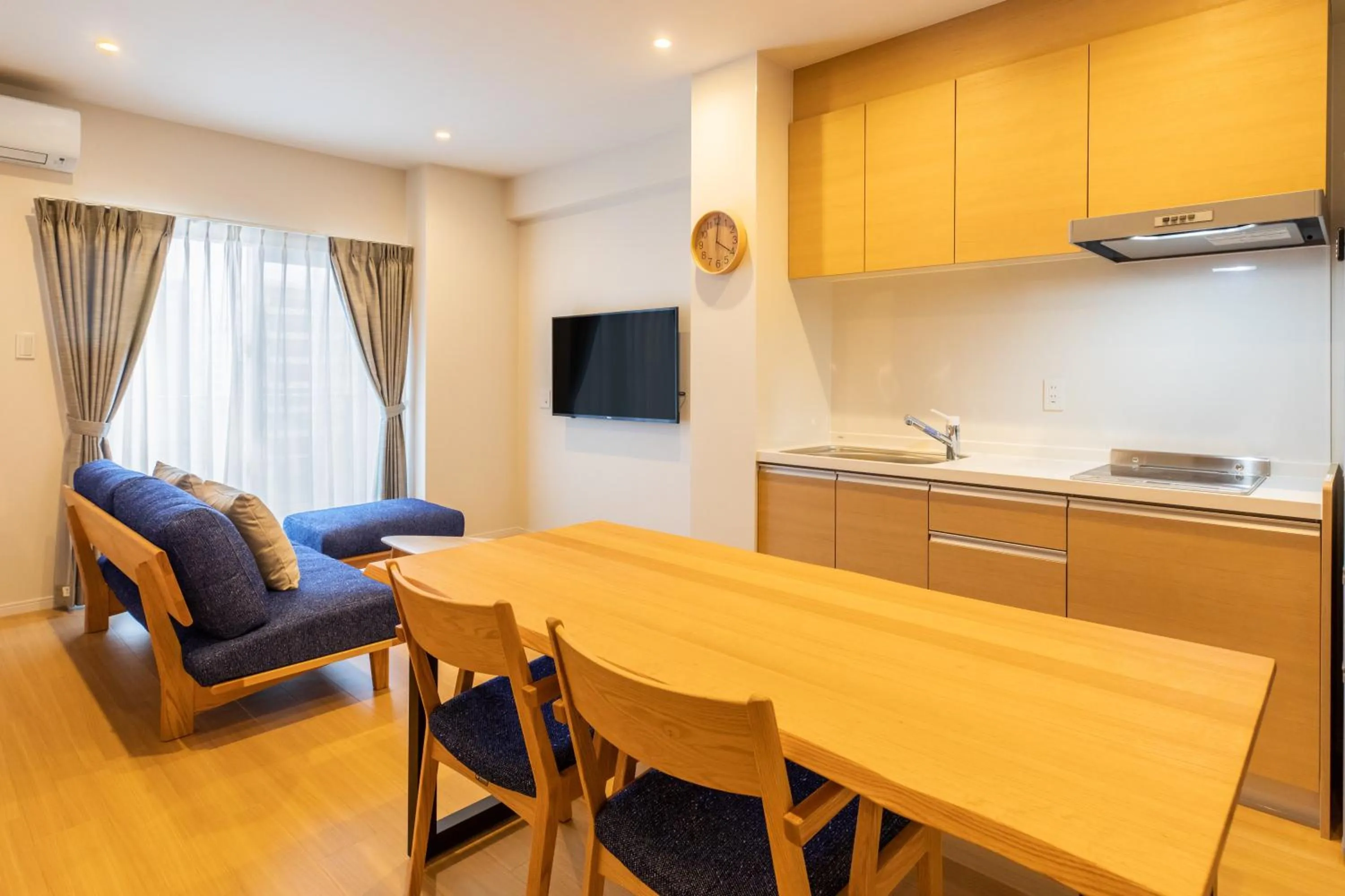 Kitchen or kitchenette in LAPIN MIHAMA Residence Hotel