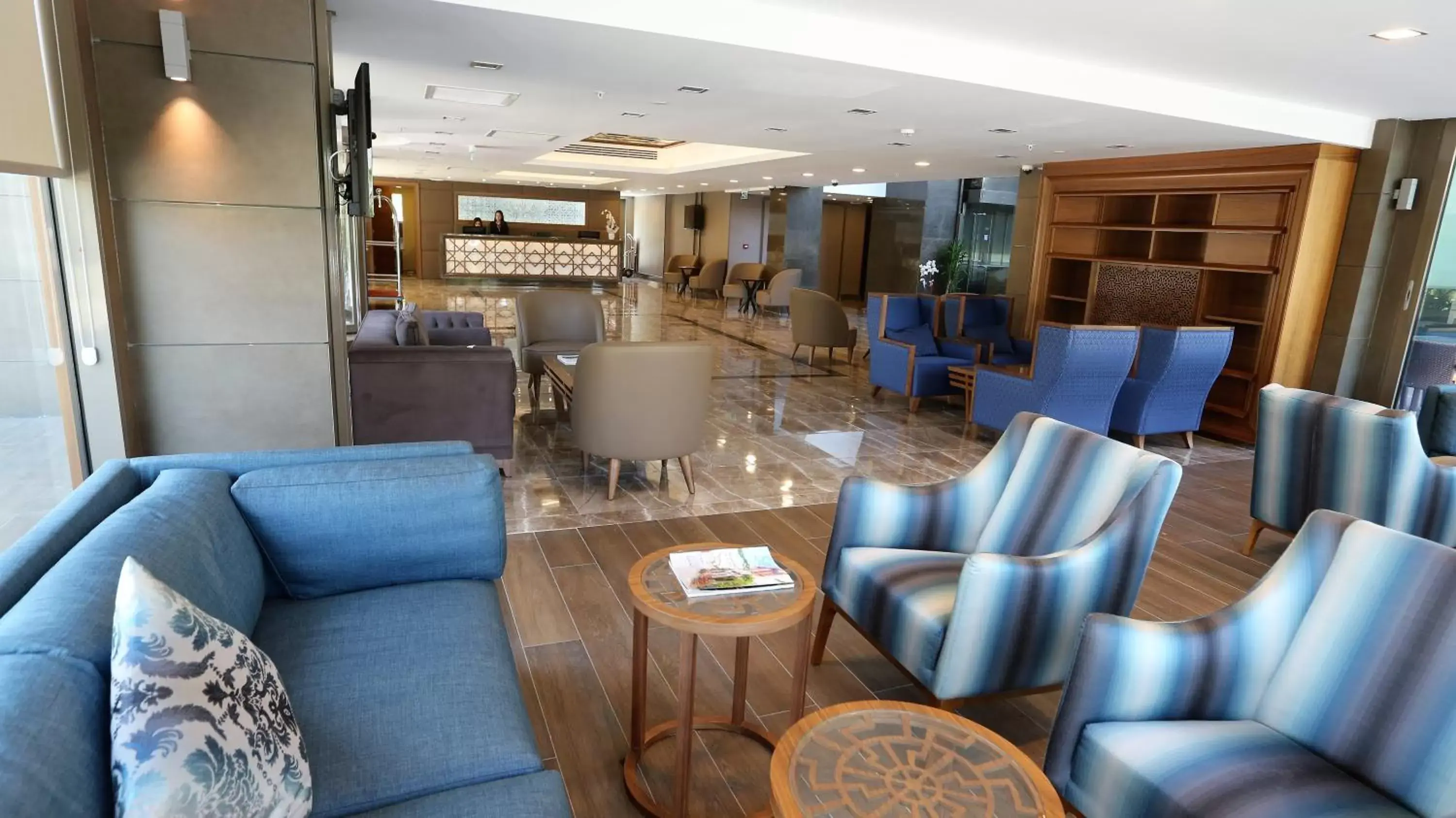 Lobby or reception, Lounge/Bar in Ramada By Wyndham Bursa Cekirge Thermal & Spa