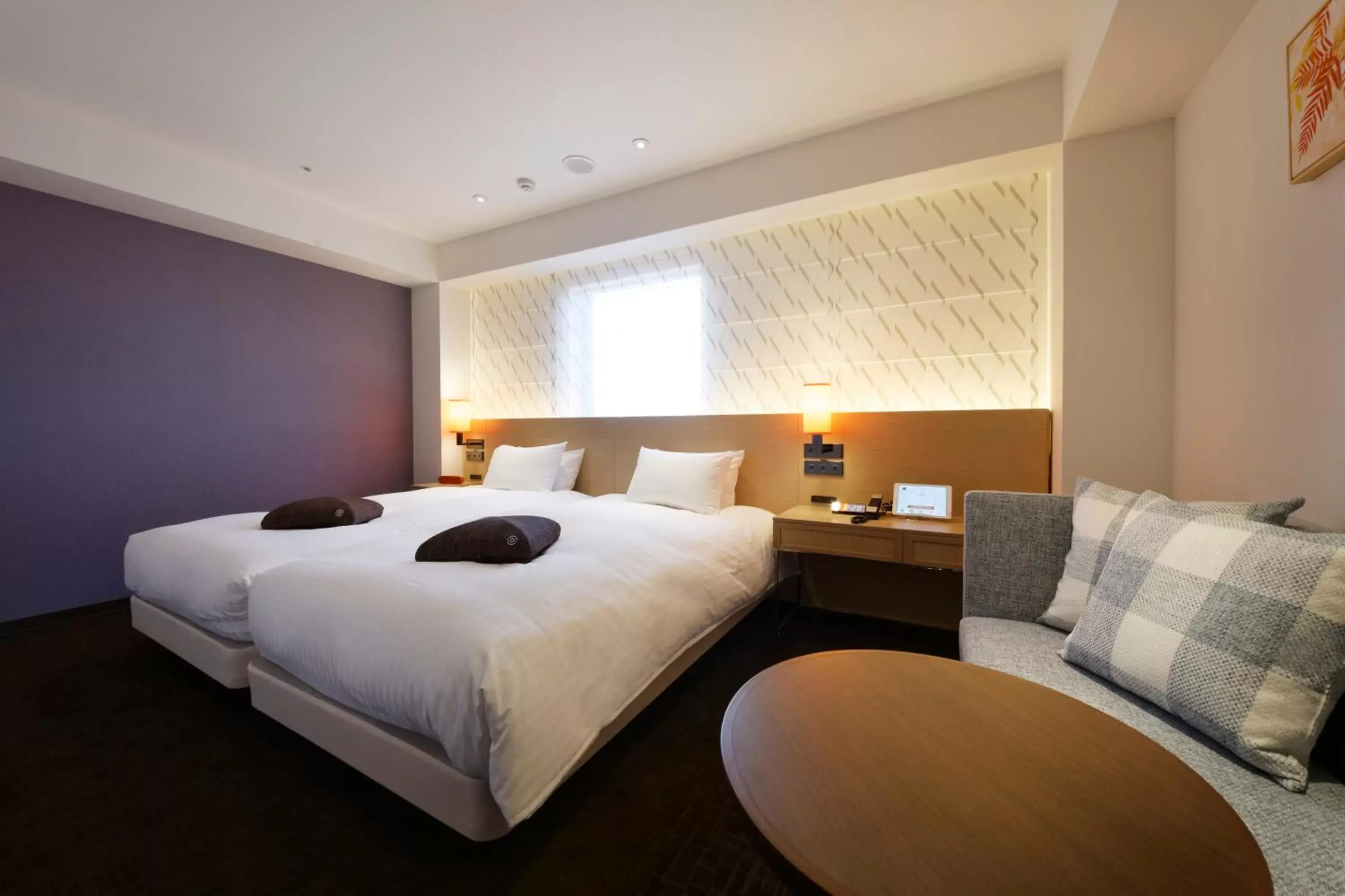 Photo of the whole room, Bed in HOTEL FORZA HAKATA-GUCHI