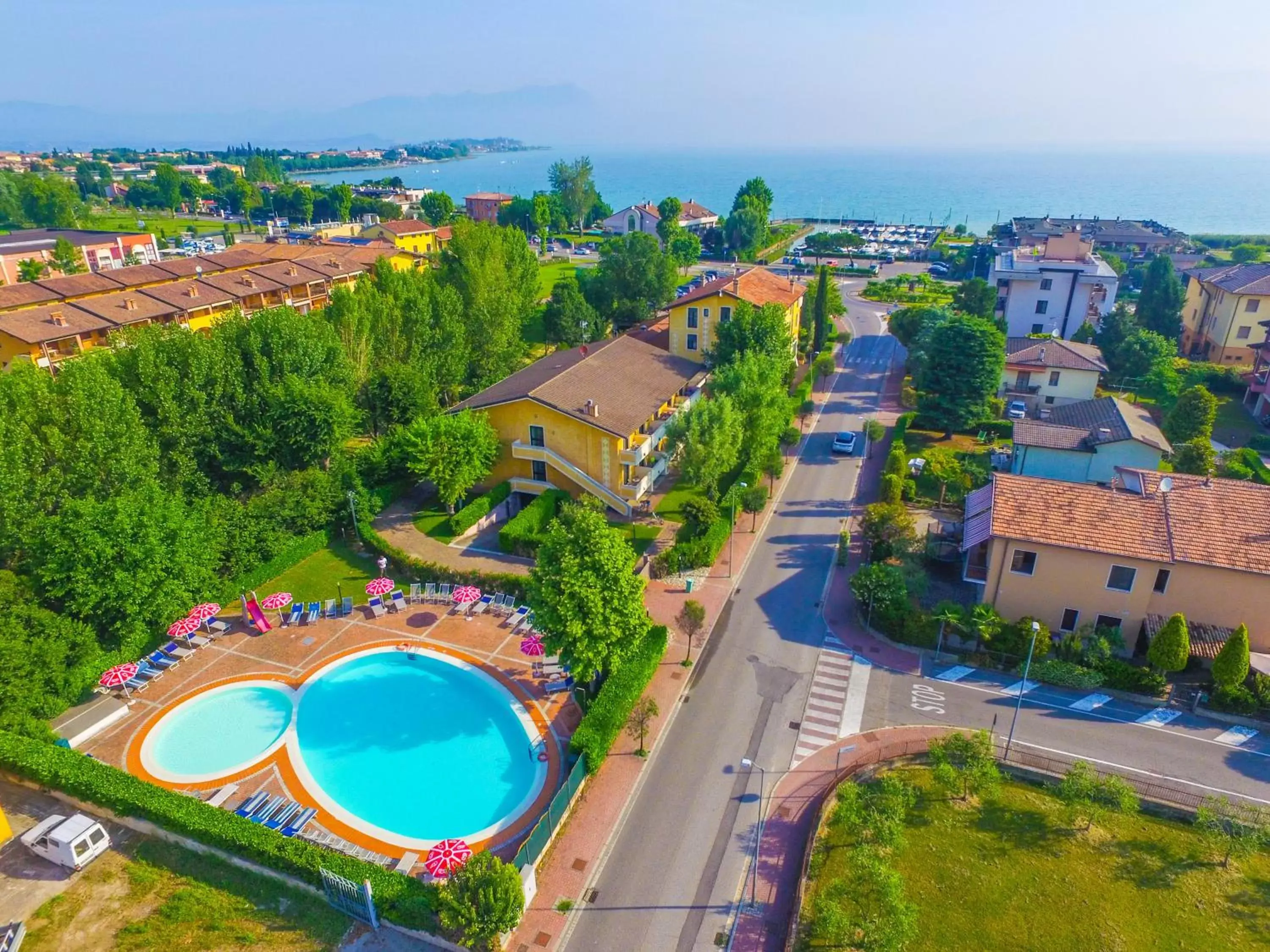 City view, Bird's-eye View in Hotel Riel