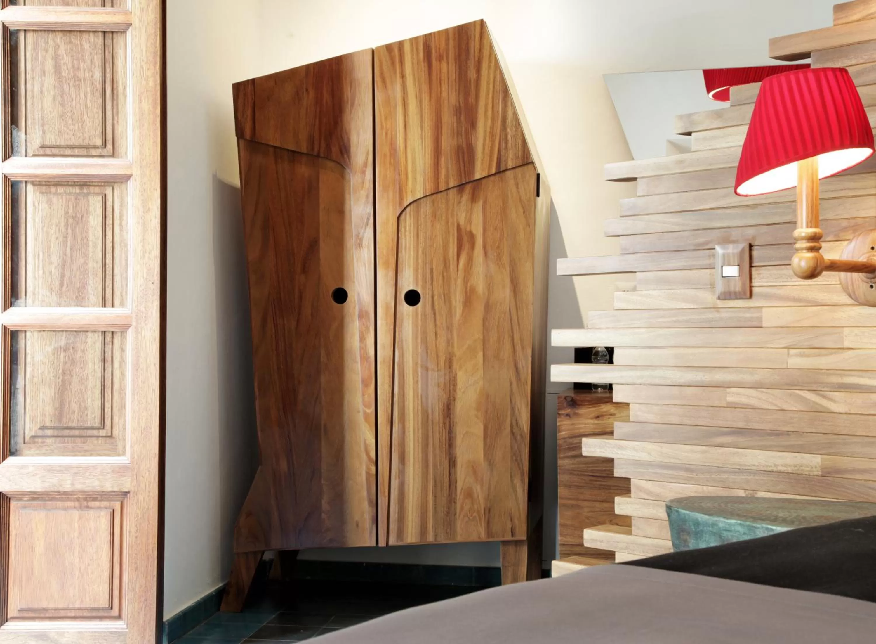 Decorative detail, Bed in Del Carmen Concept Hotel Boutique by Chai