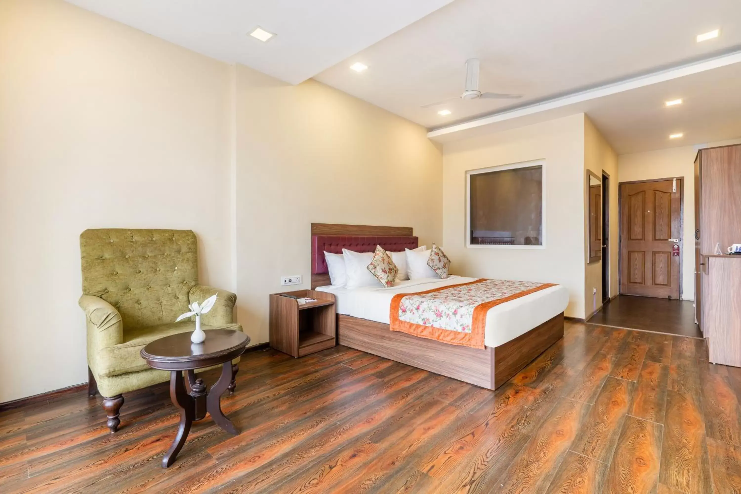 Bed in Summit Barsana Resort & Spa