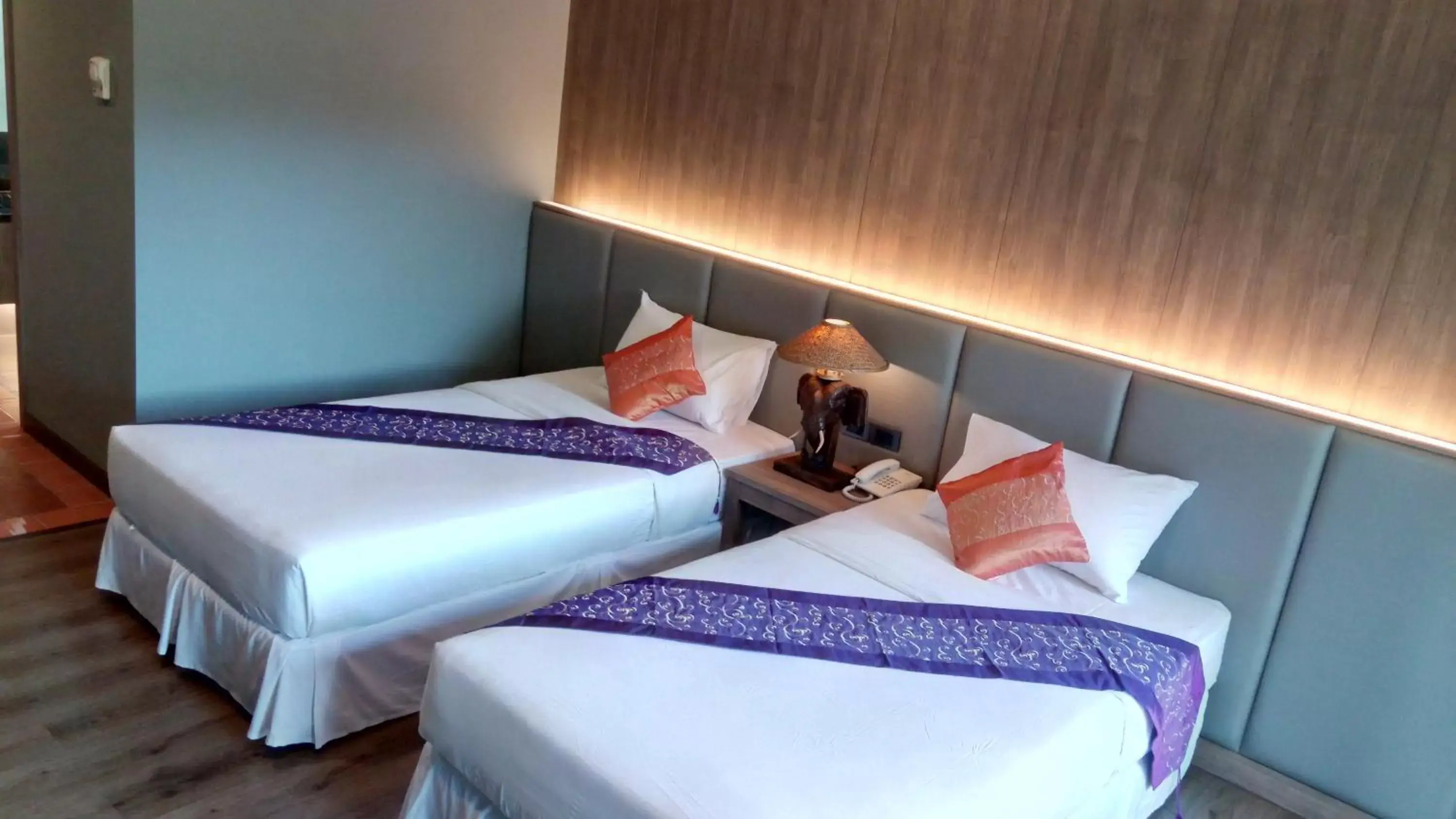 Bed in Chang Buri Resort & Spa