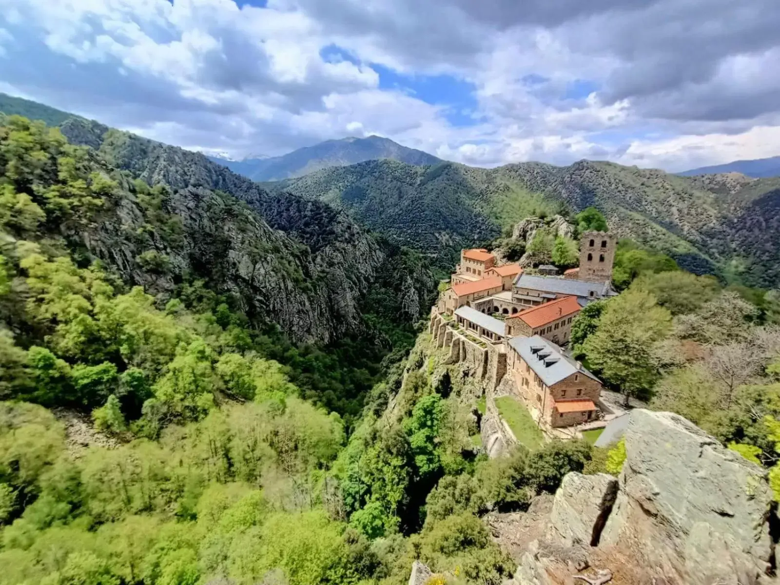 Hiking, Bird's-eye View in Mas Palegry côté terrasse