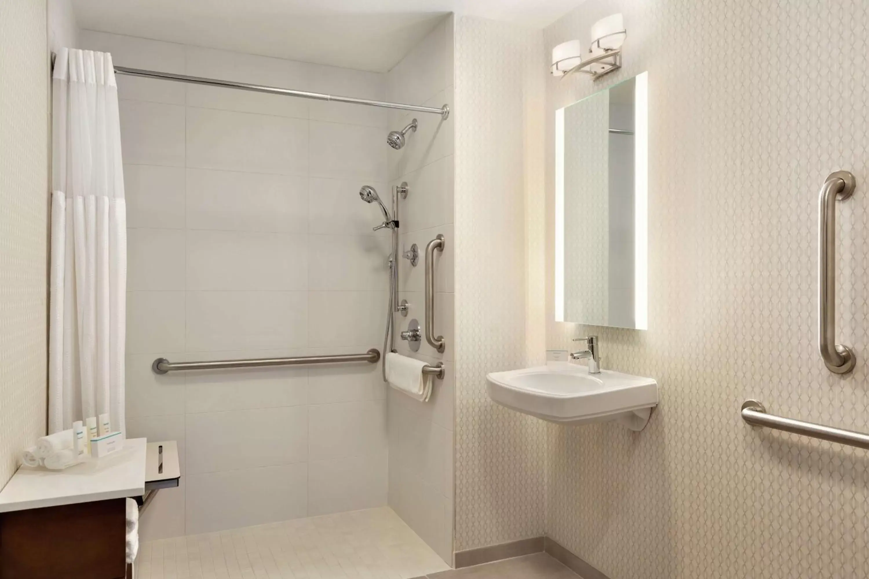 Bathroom in Homewood Suites by Hilton Portland Airport