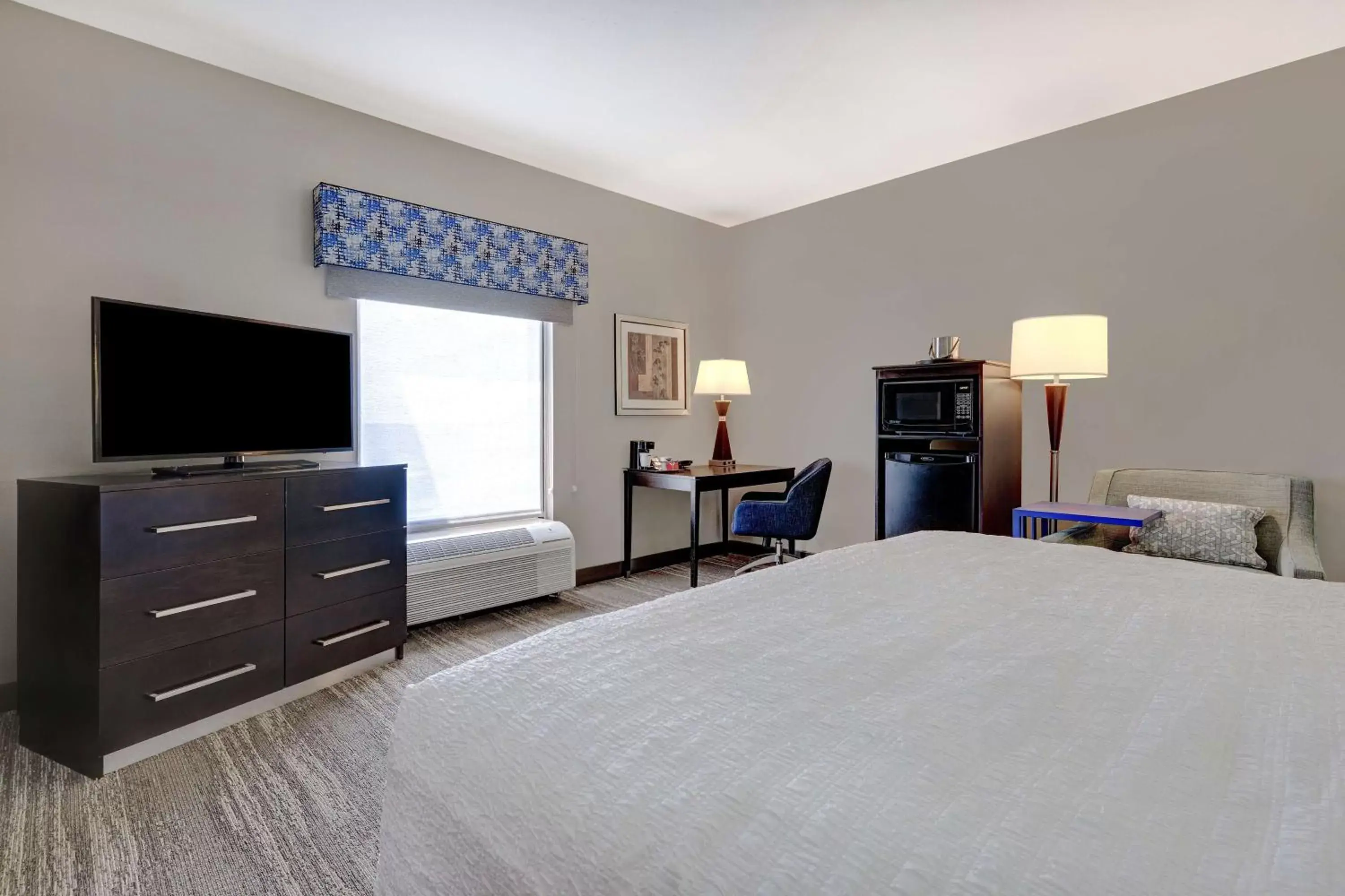 Bedroom, TV/Entertainment Center in Hampton Inn & Suites Tampa Northwest/Oldsmar