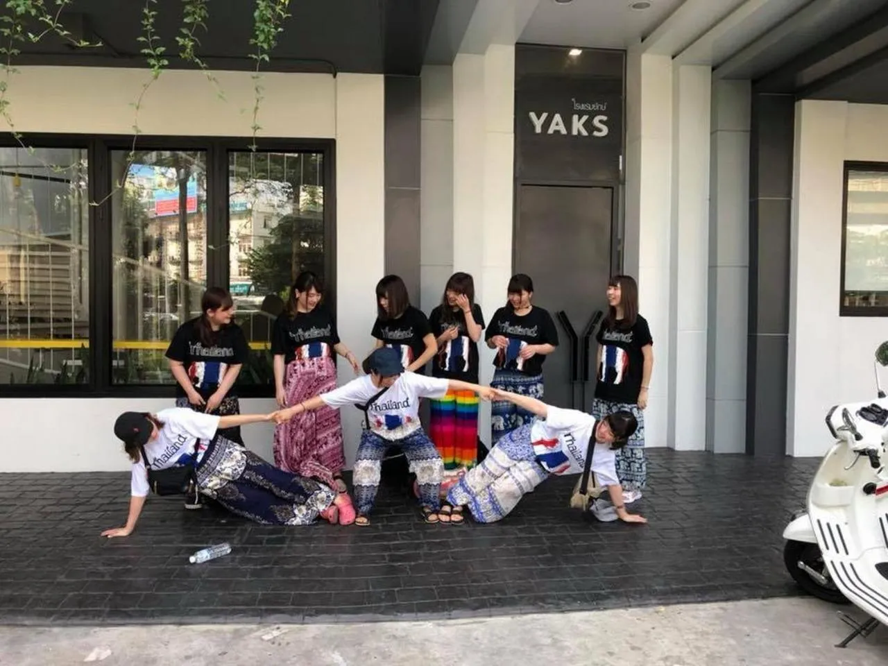 People in Yaks House Hostel