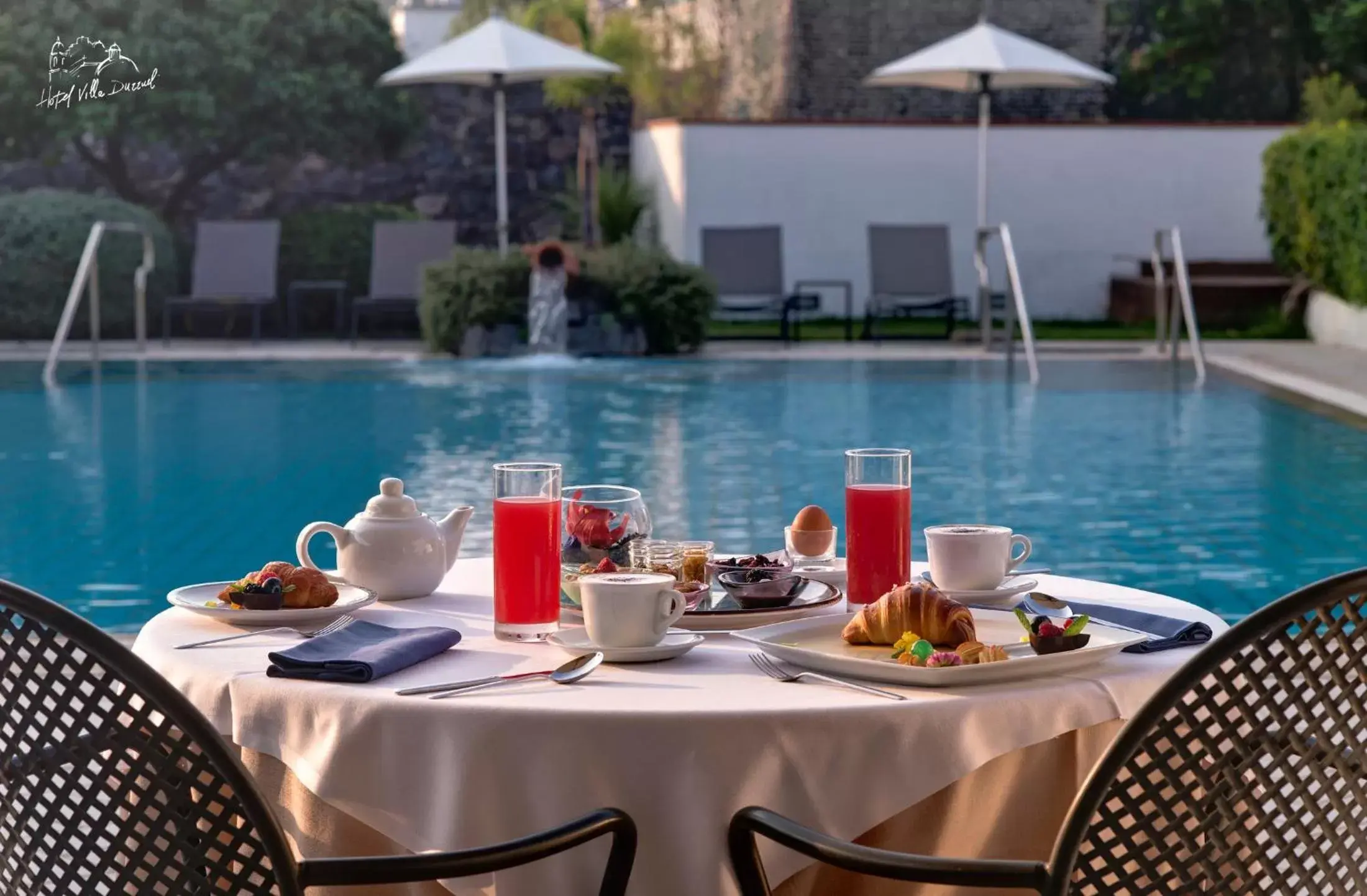 Breakfast, Swimming Pool in Hotel Villa Durrueli Resort & Spa