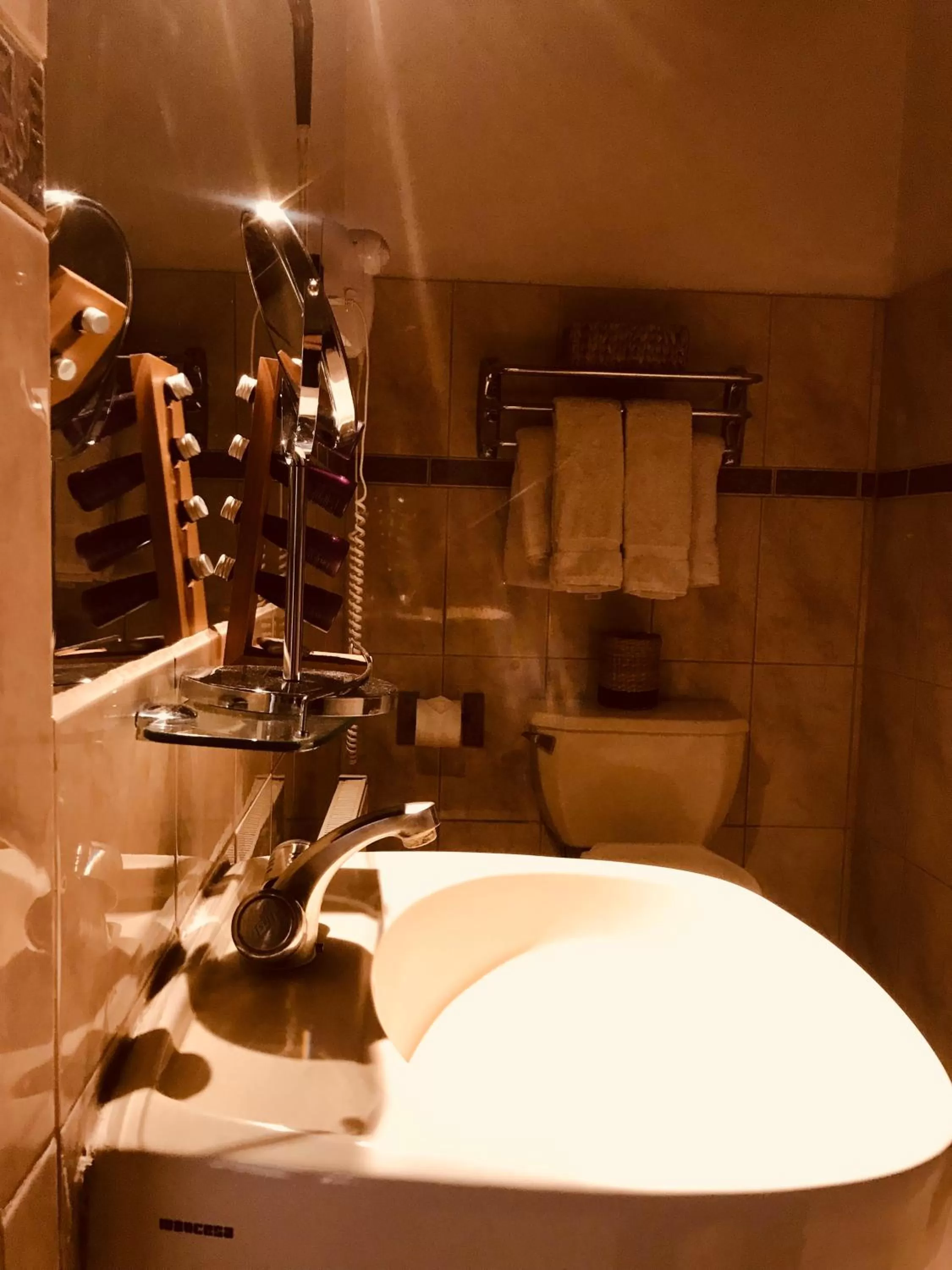 Bathroom in Hotel La Aldea