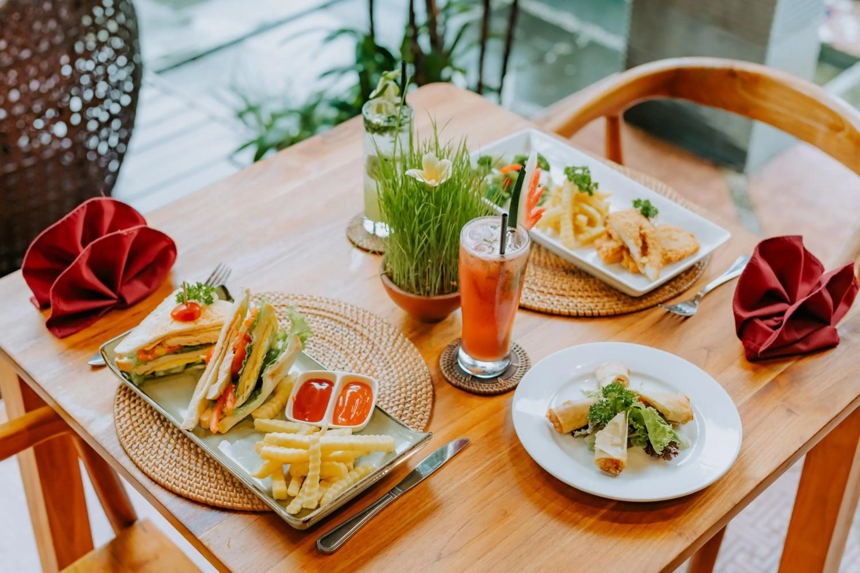 Food and drinks in Dewangga Ubud