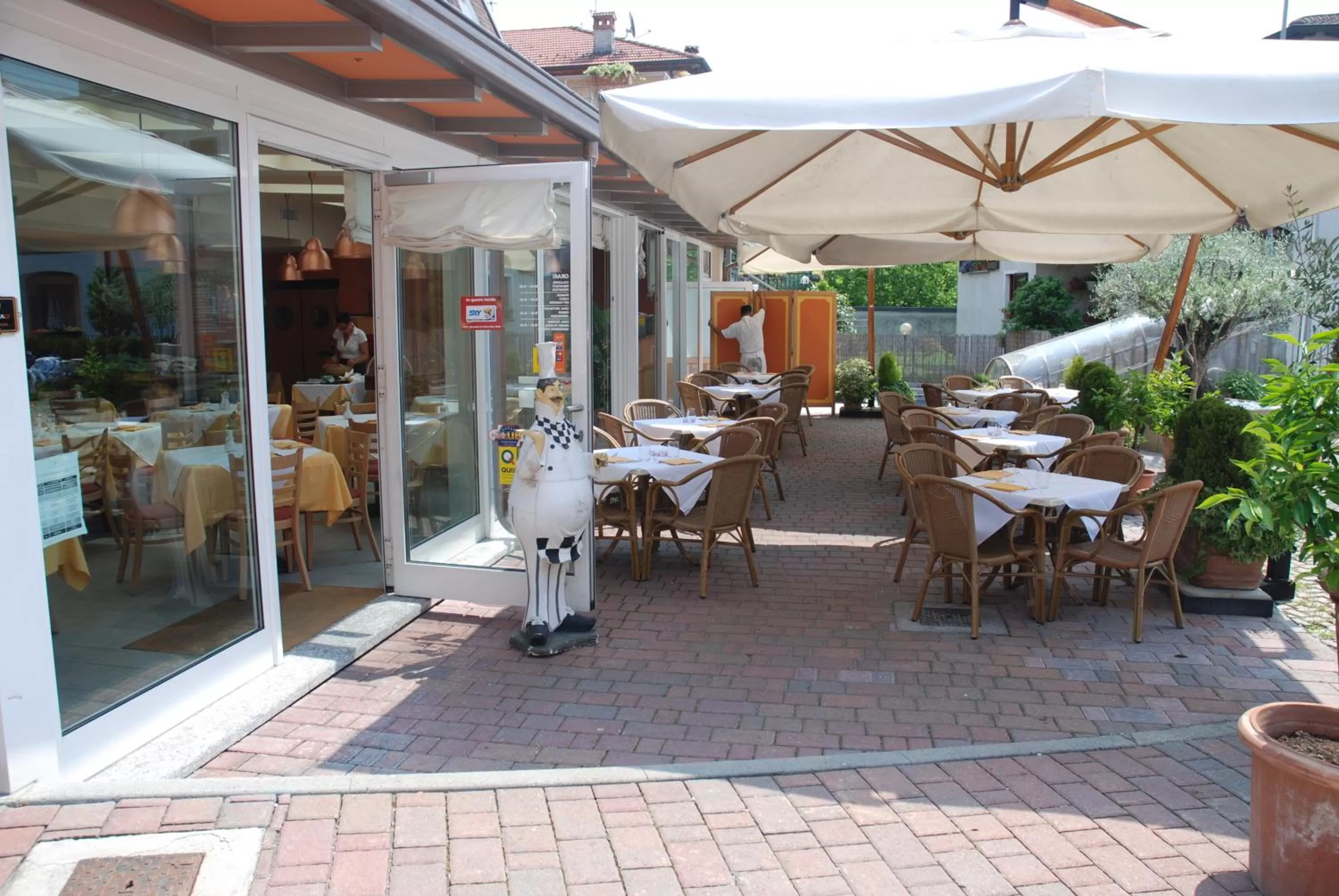 Patio in Hotel Concordia