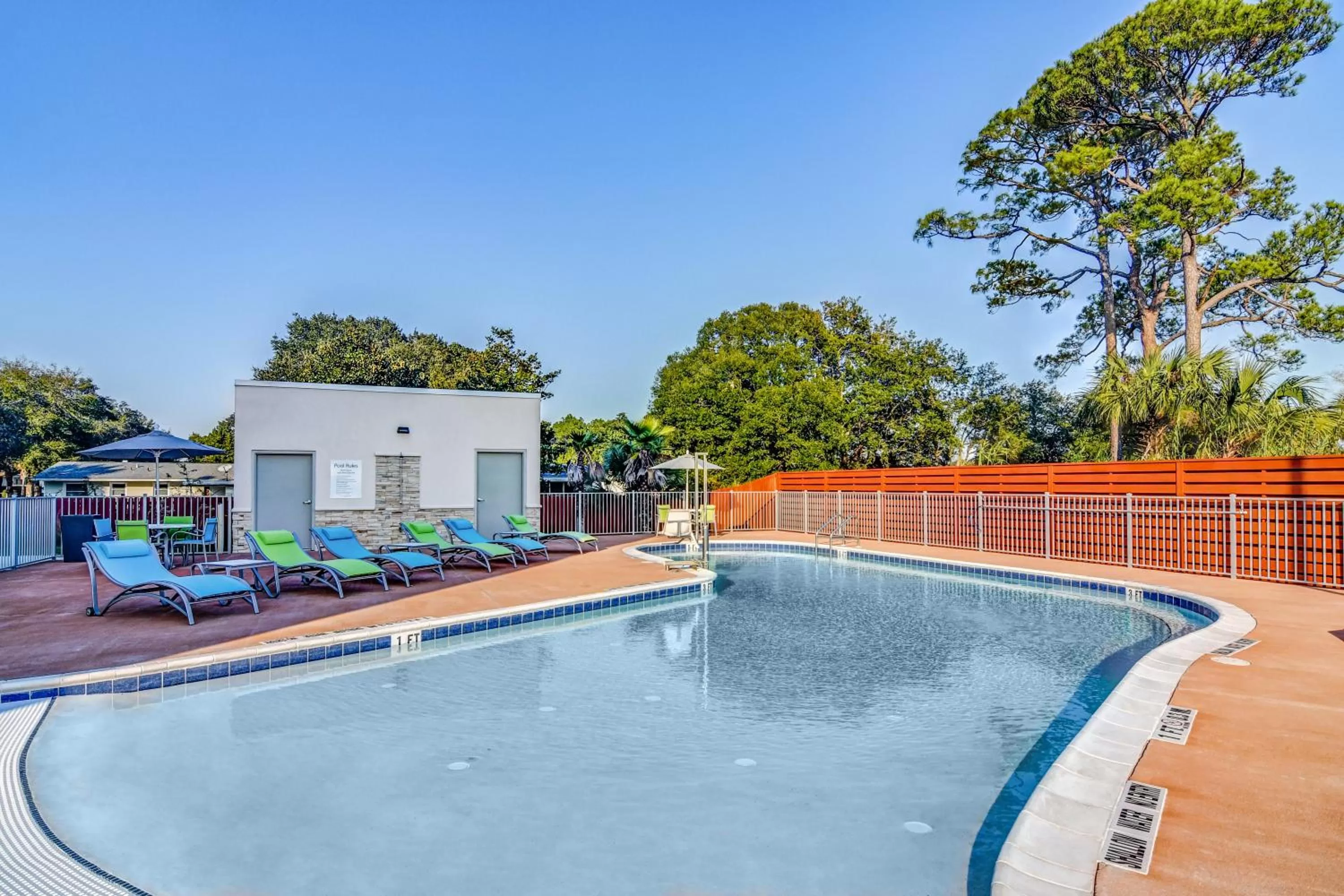 Swimming pool in Holiday Inn Express - Fort Walton Beach Central by IHG
