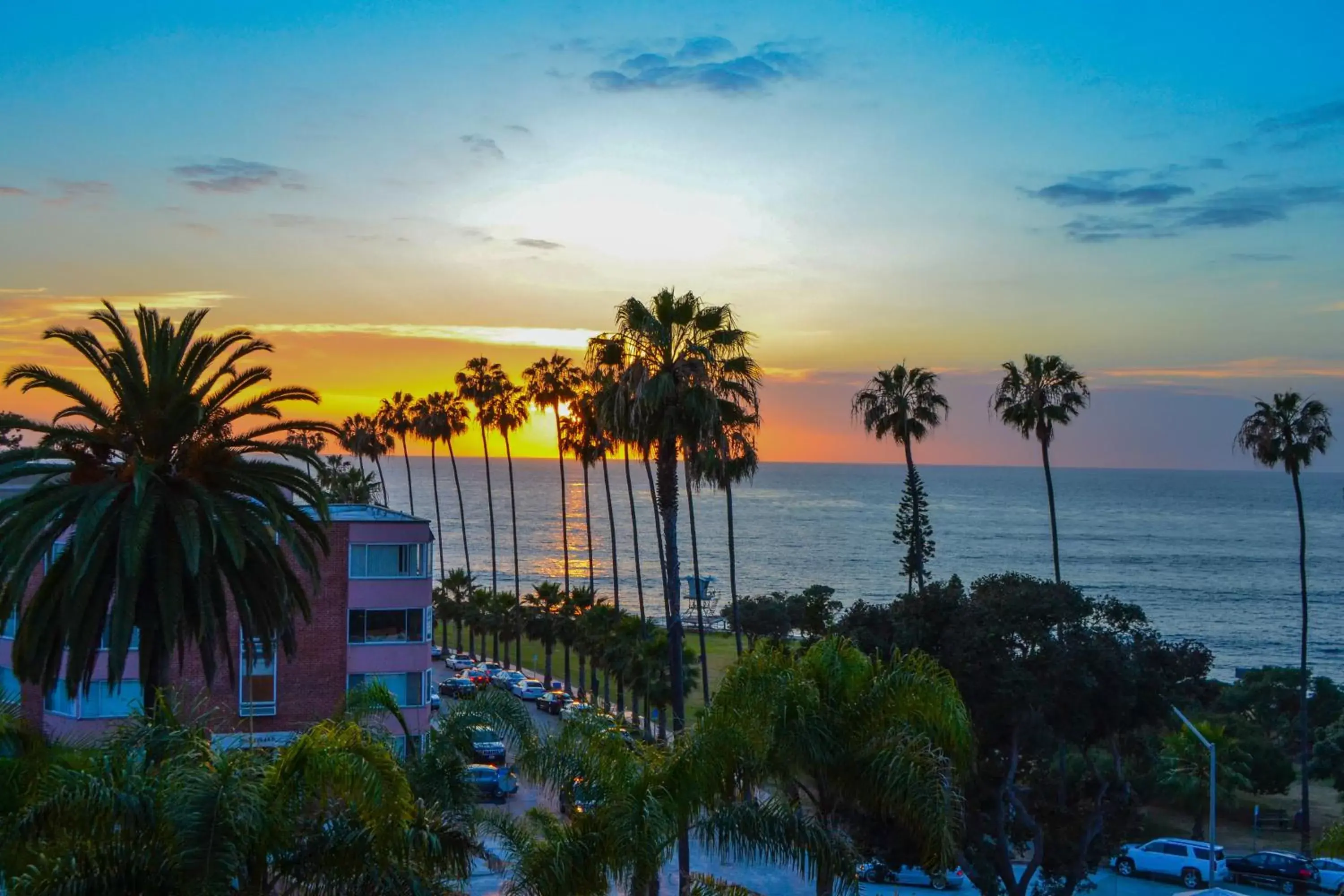 Sea view, Sunrise/Sunset in La Valencia Hotel