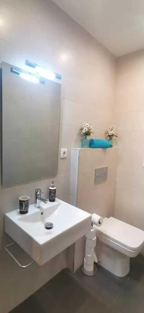 Bathroom in Valencia habitaciones