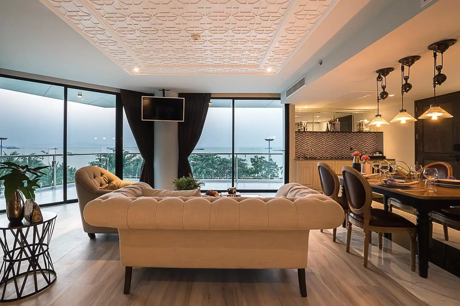 Living room in Mera Mare Pattaya