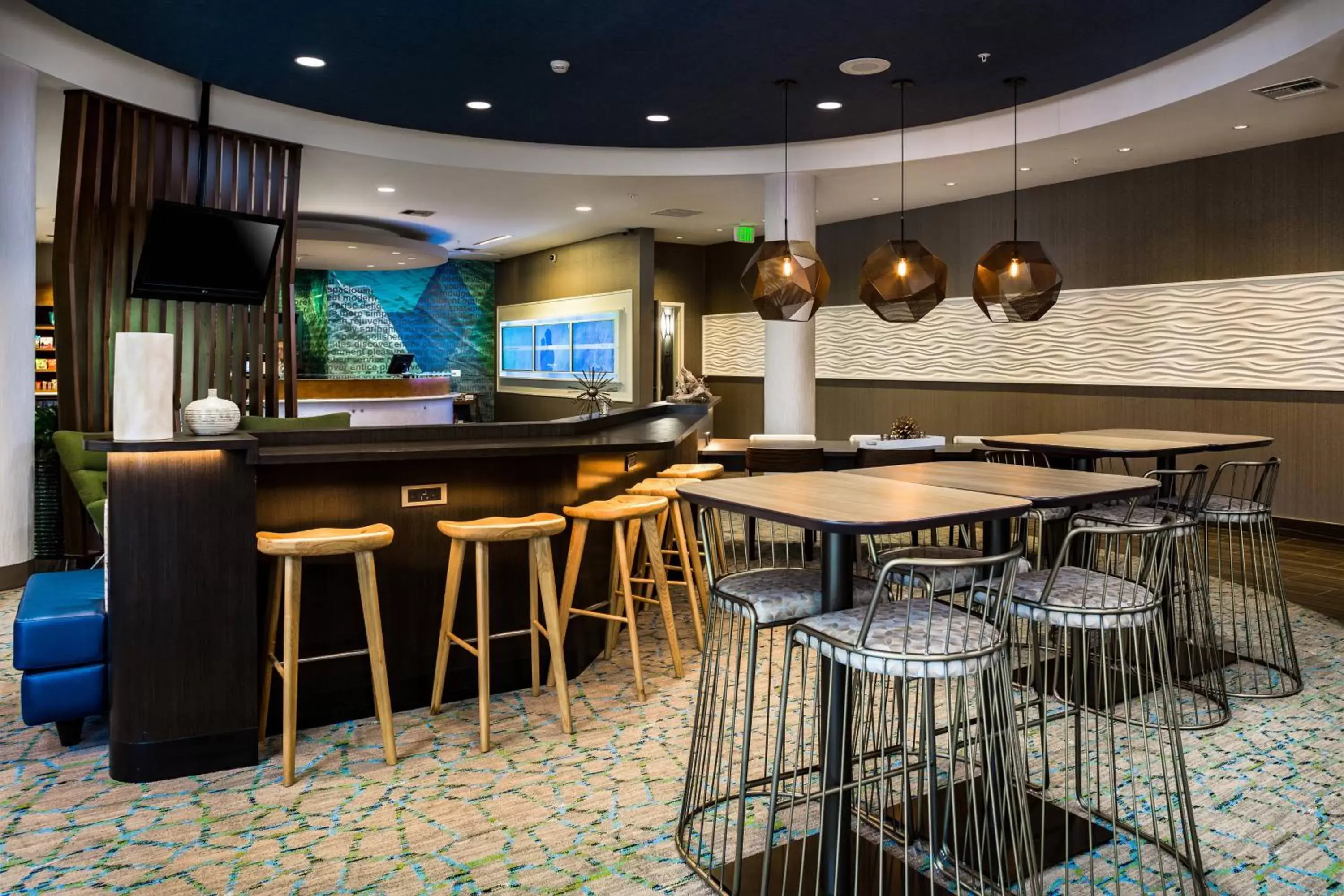 Lobby or reception, Lounge/Bar in SpringHill Suites Vero Beach