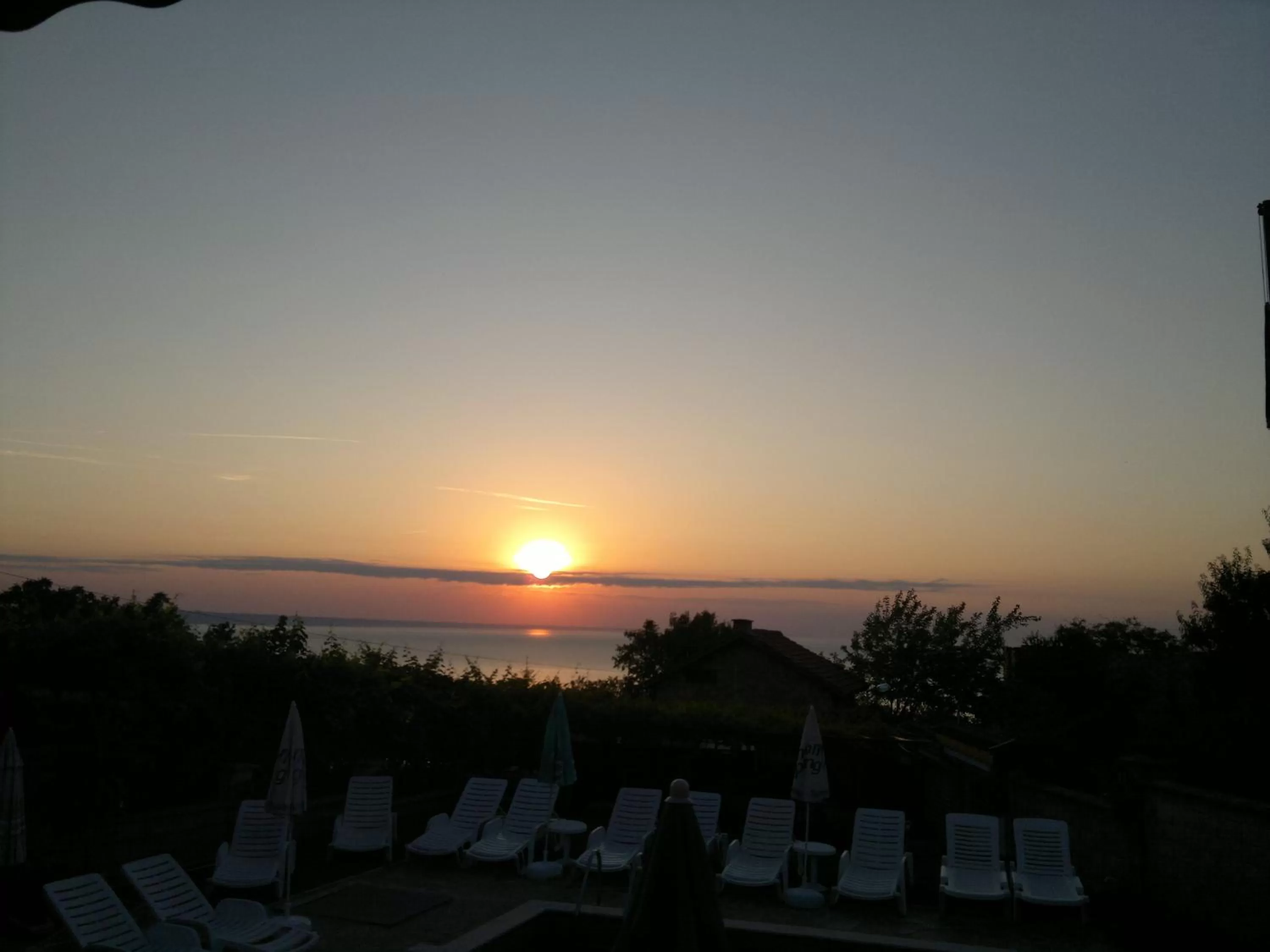 Sunrise in Hotel Poseidon