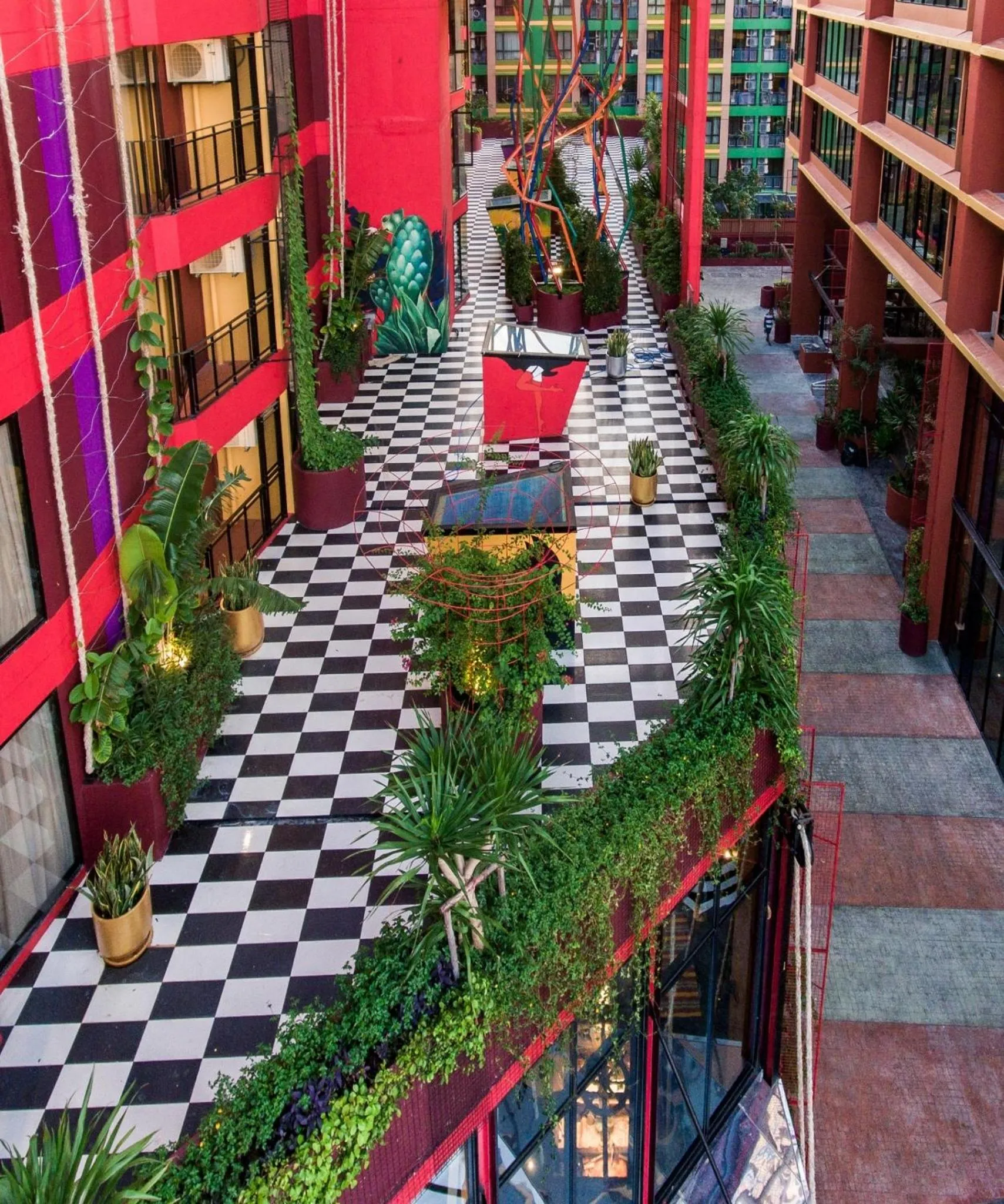 Garden view in MeStyle Museum Hotel