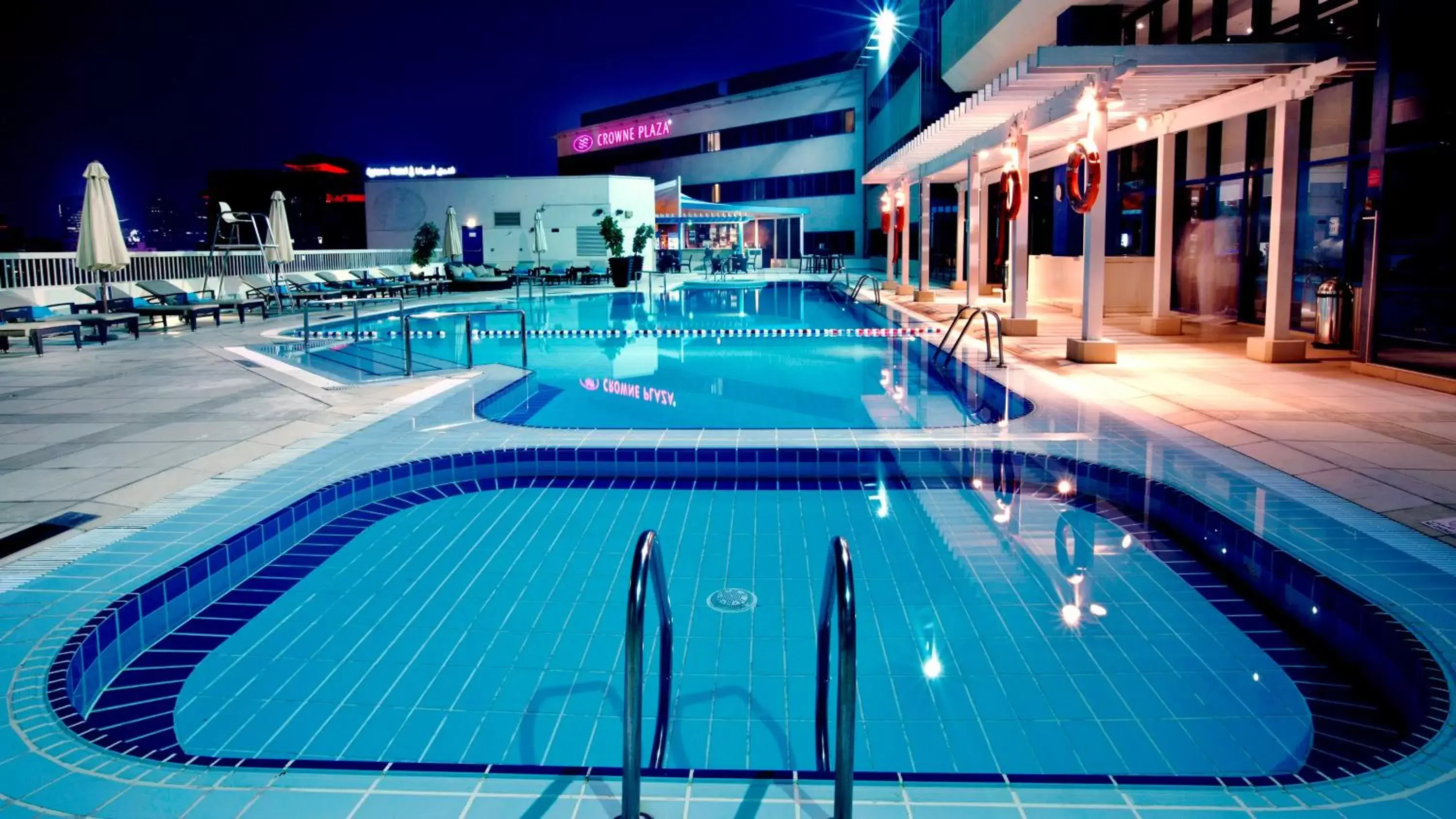 Swimming pool in Crowne Plaza Dubai Deira by IHG Swimming pool in Crowne Plaza Dubai Deira by IHG