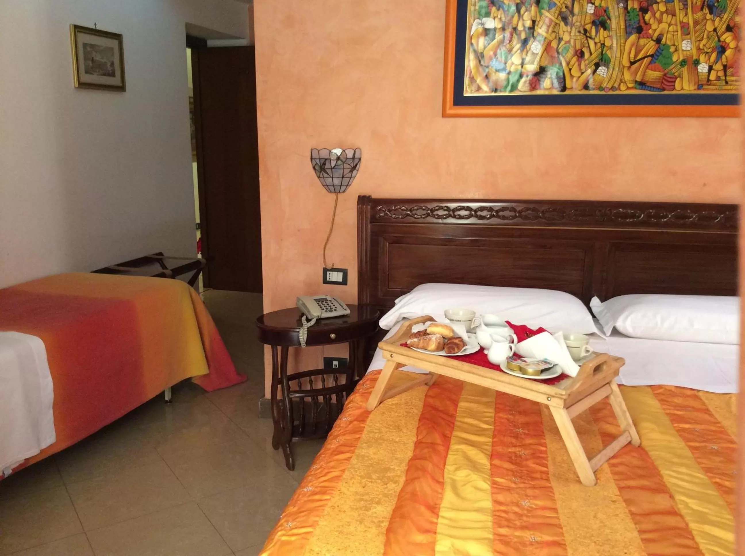 Bed in Albergo Verdi