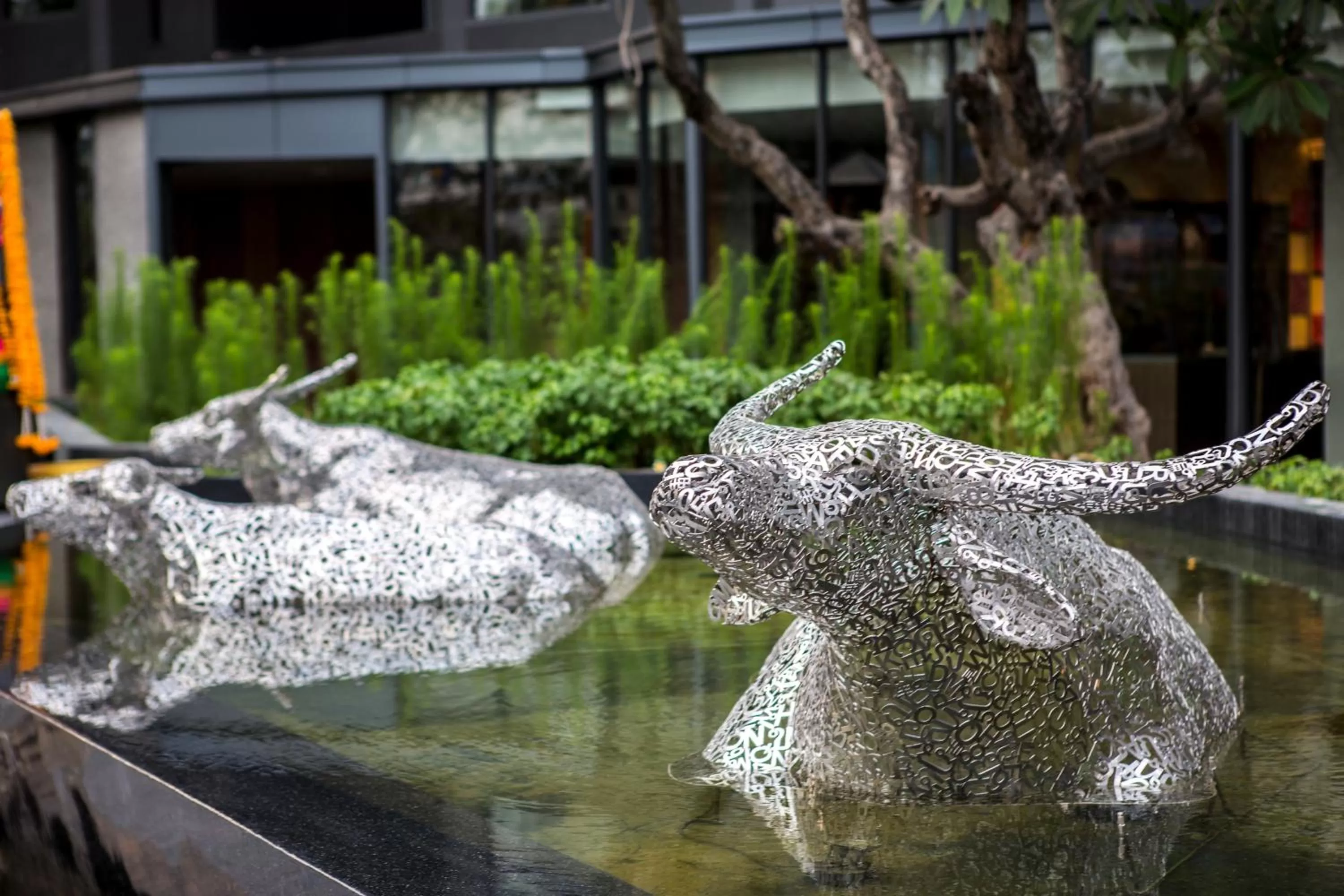 Decorative detail in U Nimman Chiang Mai