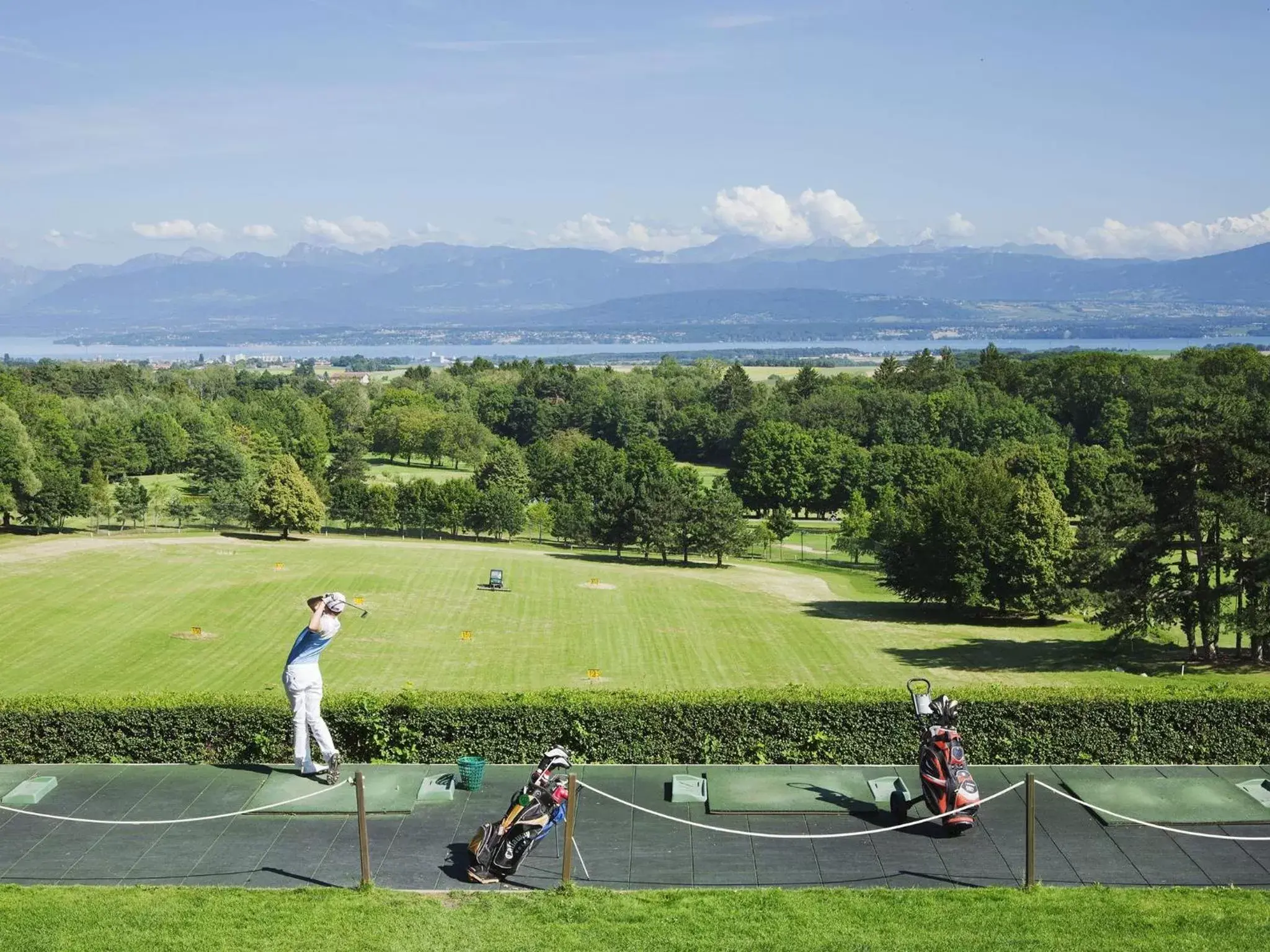 Golfcourse in Château de Bonmont