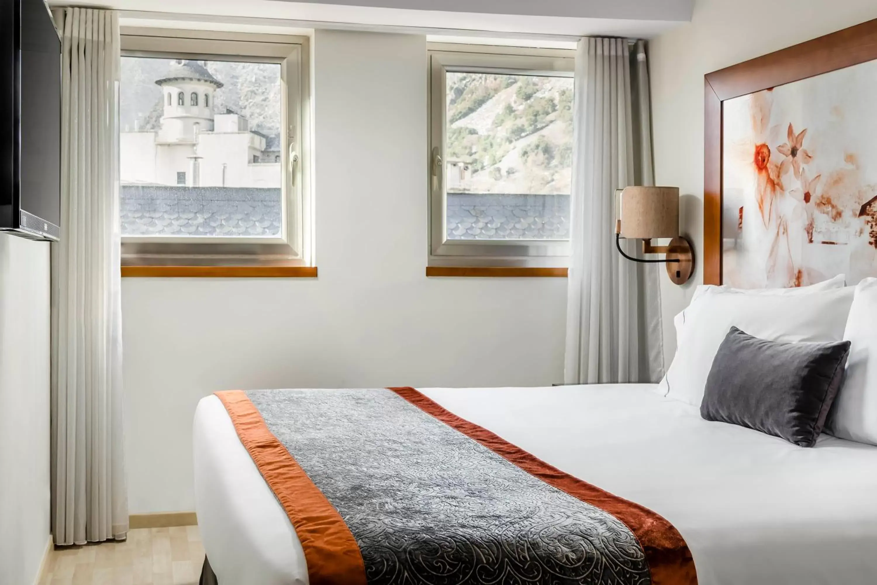 Bed in Eurostars Andorra