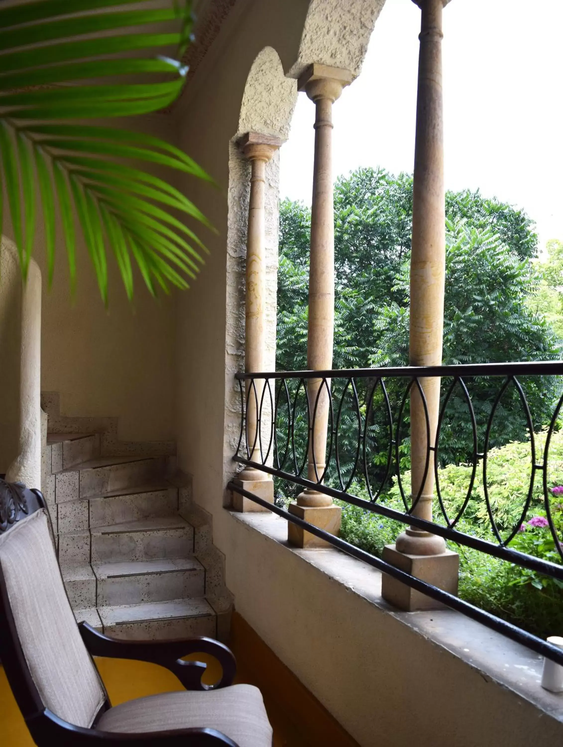 Garden view, Balcony/Terrace in Hotel Stein Colonial