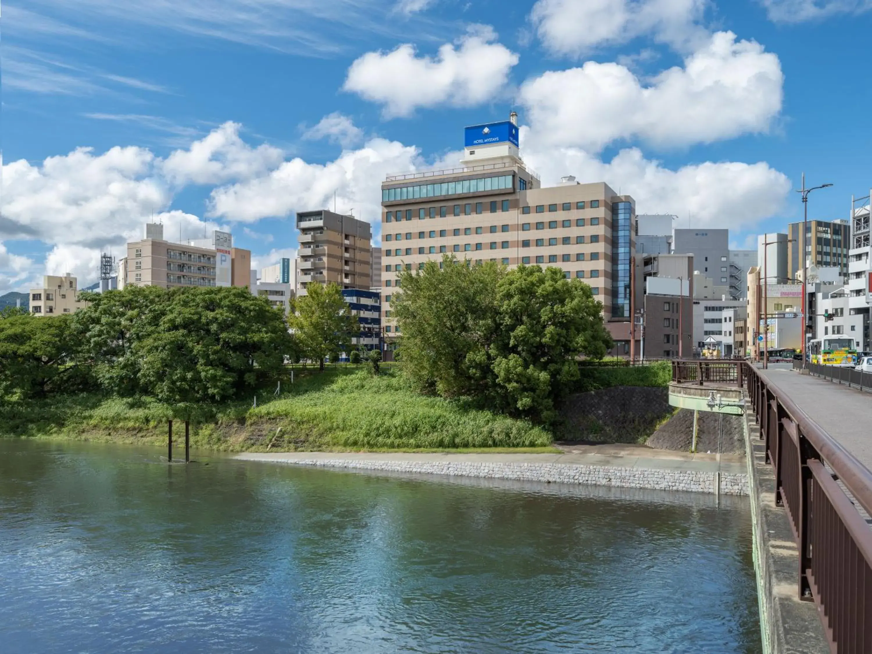 Property building in Riverside Hotel Kumamoto