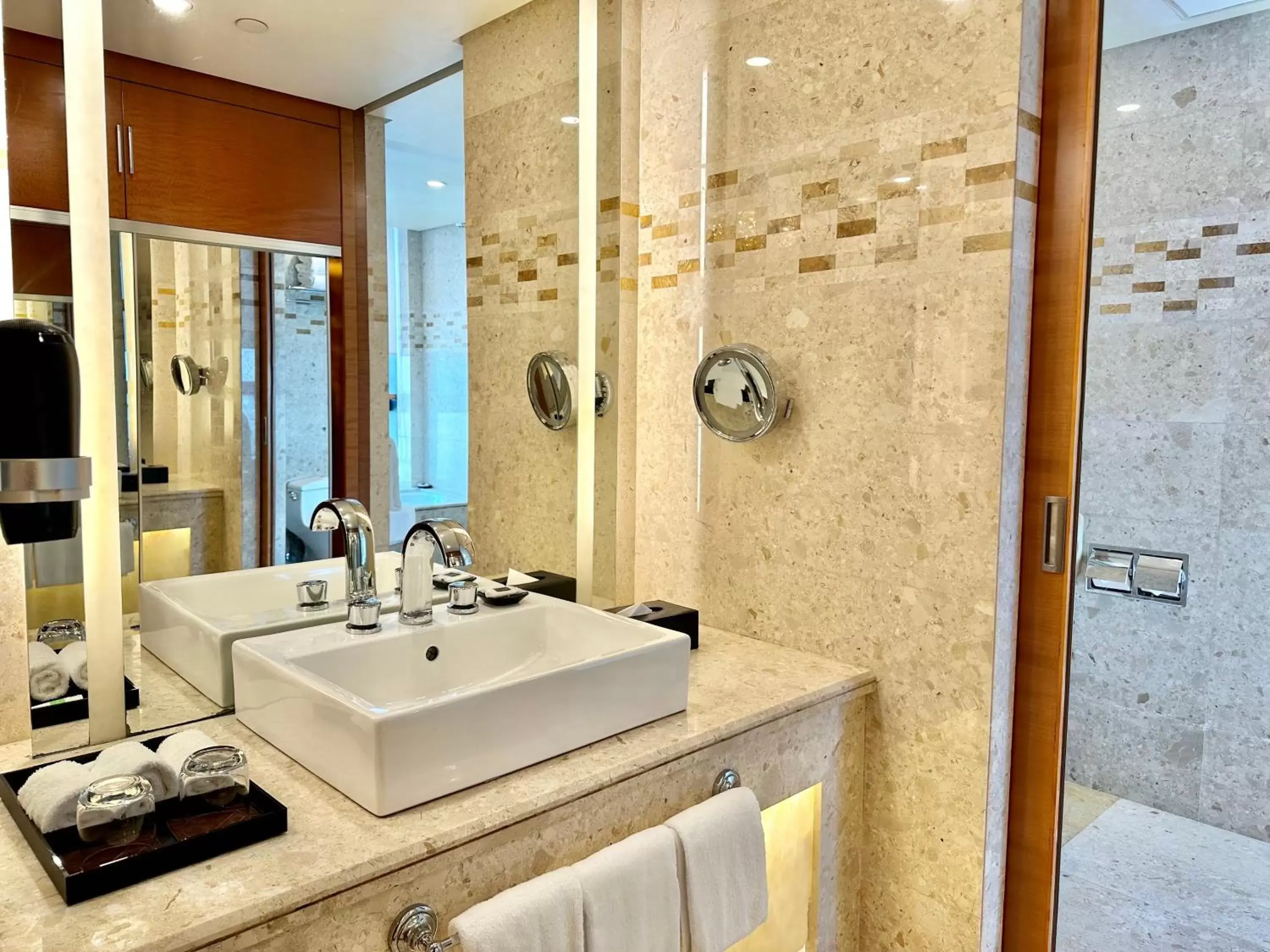 Bathroom in Swissotel Foshan, Guangdong - Free shuttle bus during canton fair complex during canton fair period