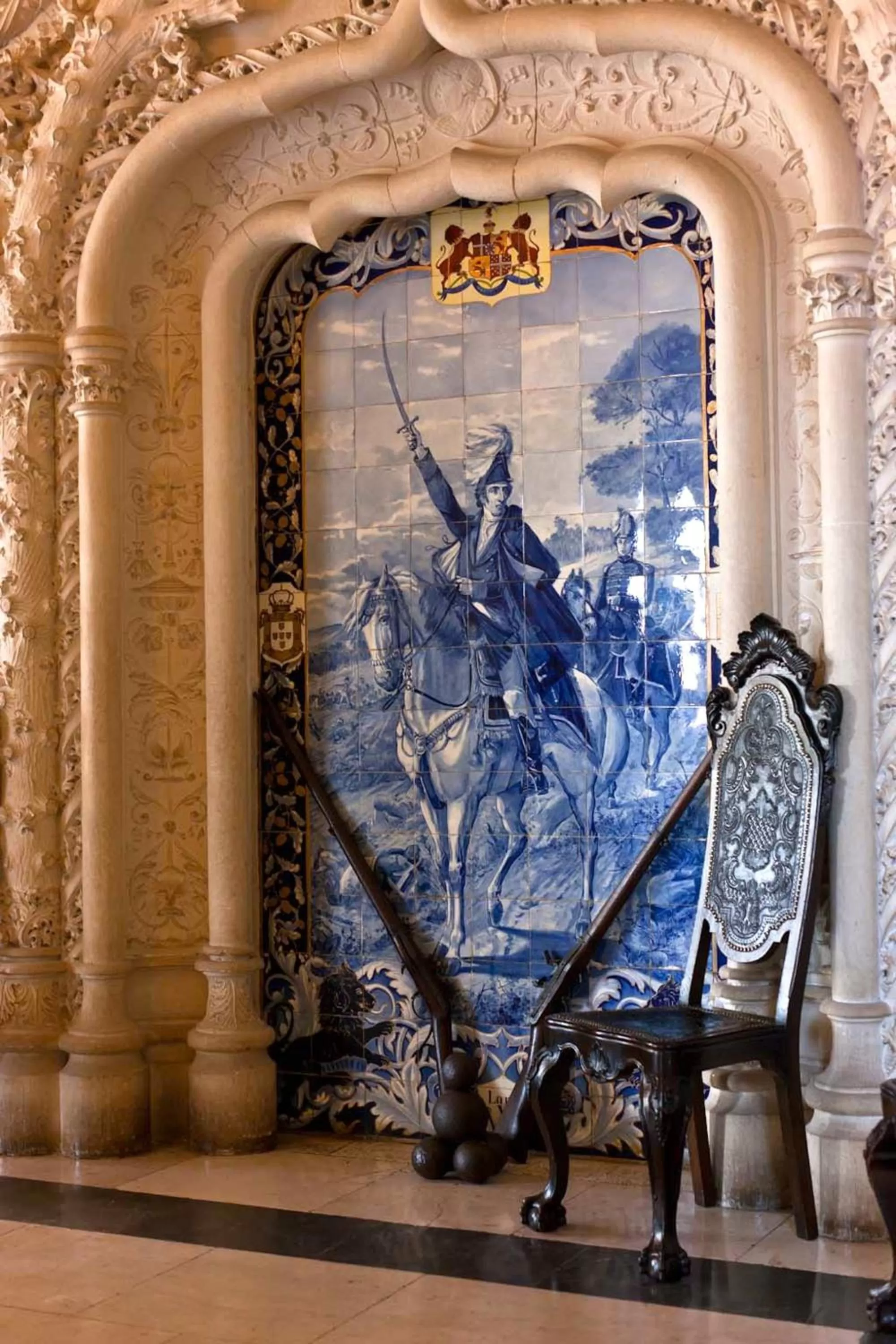 Decorative detail in Palace Hotel do Bussaco