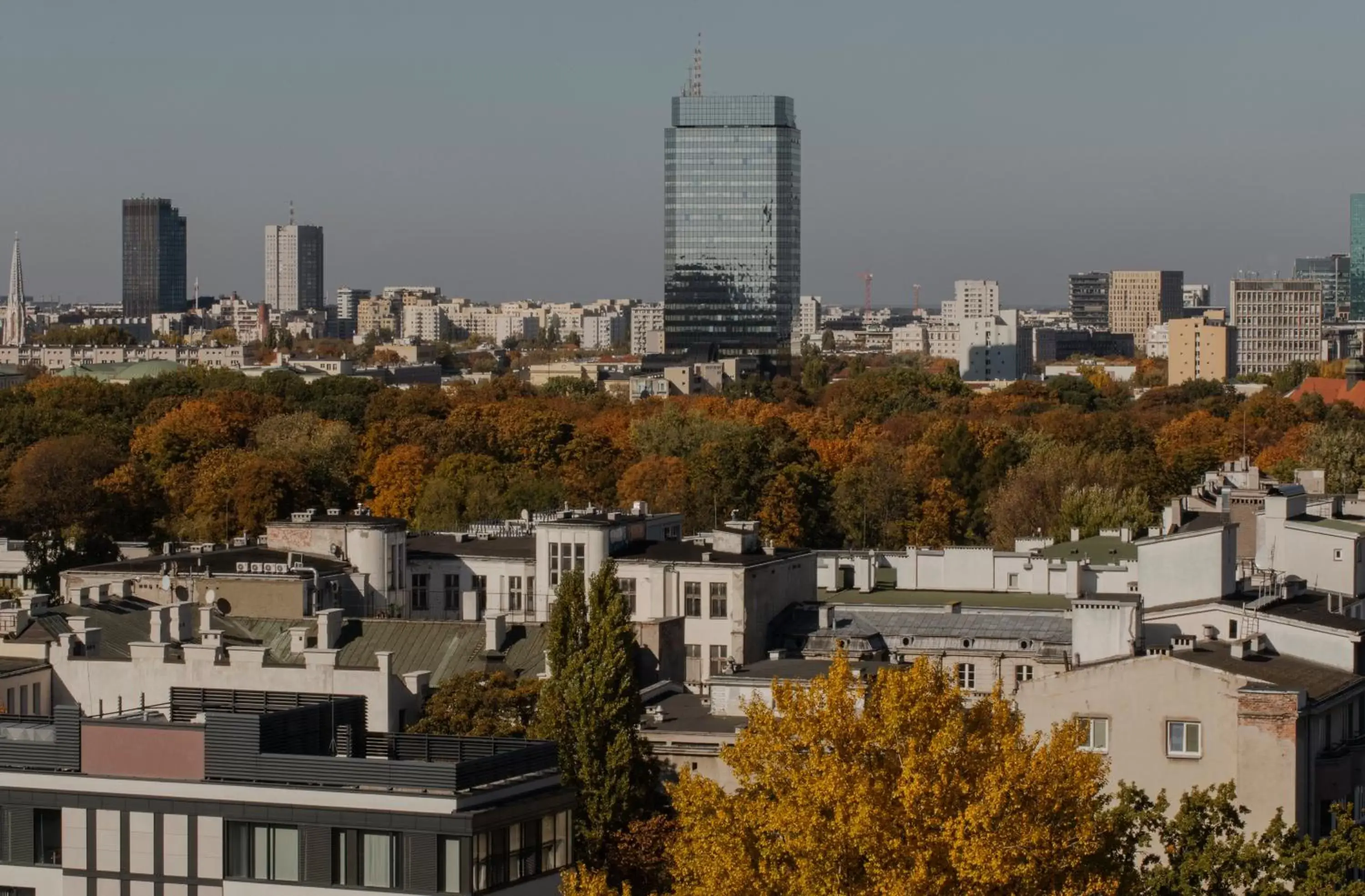 City view in Hotel Warszawa