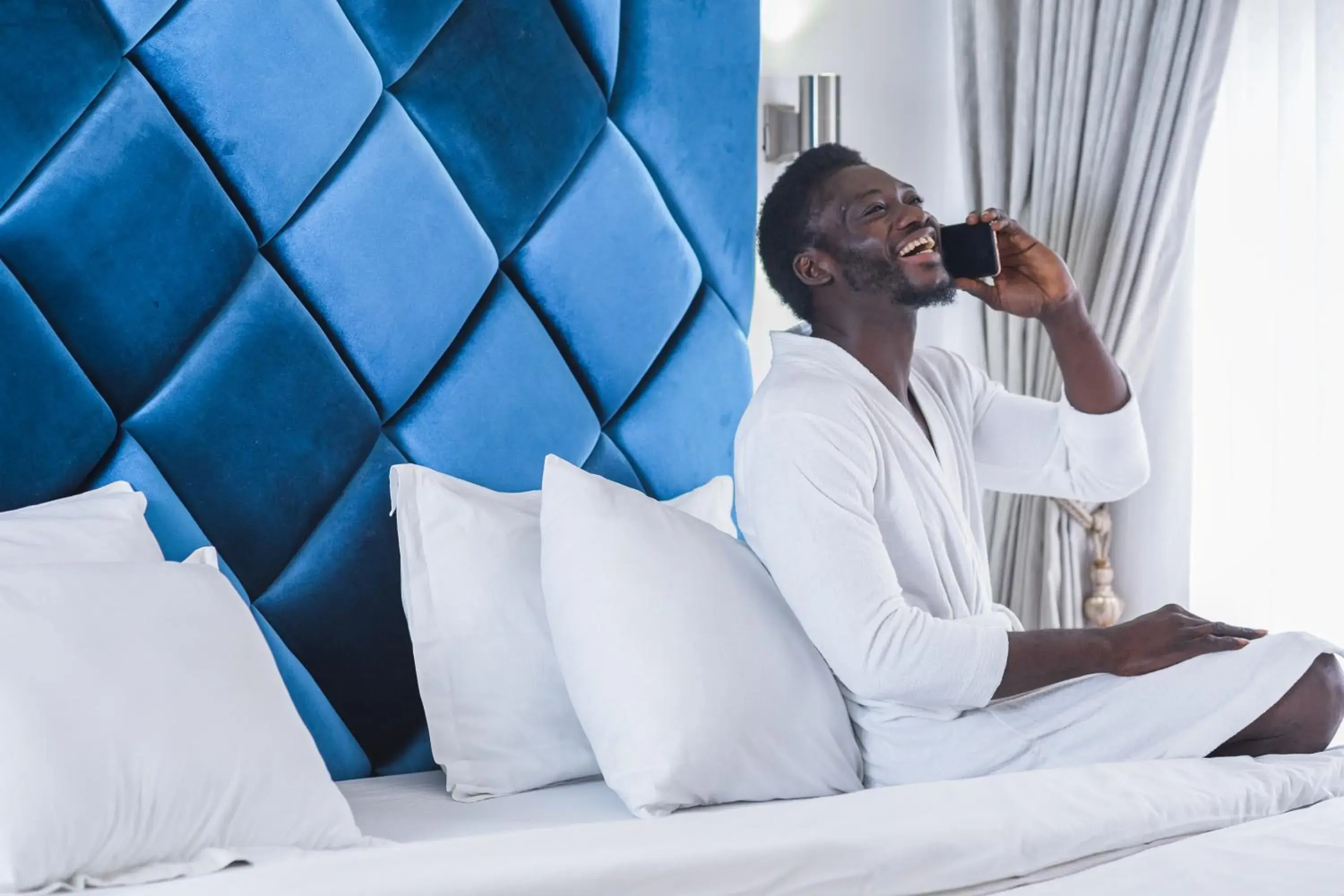 Bedroom, Bed in The Grosvenor Suites Gwarinpa Abuja Bedroom, Bed in The Grosvenor Suites Gwarinpa Abuja