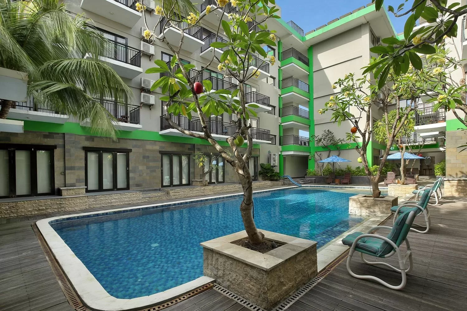 Swimming pool in Rofa Kuta Hotel - CHSE Certified