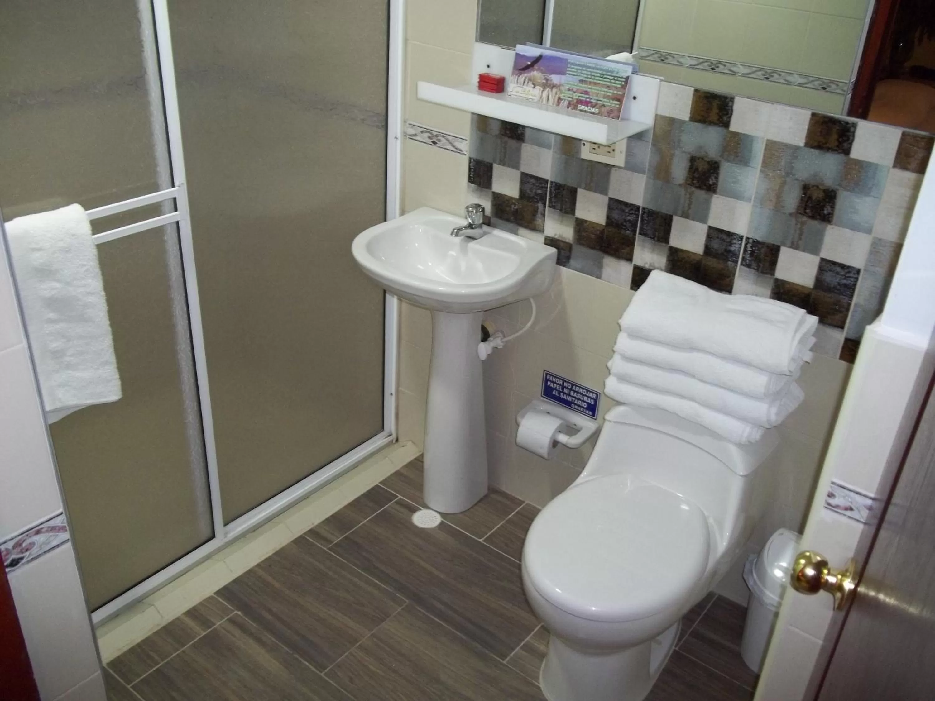 Bathroom in Cabañas Las Bifloras