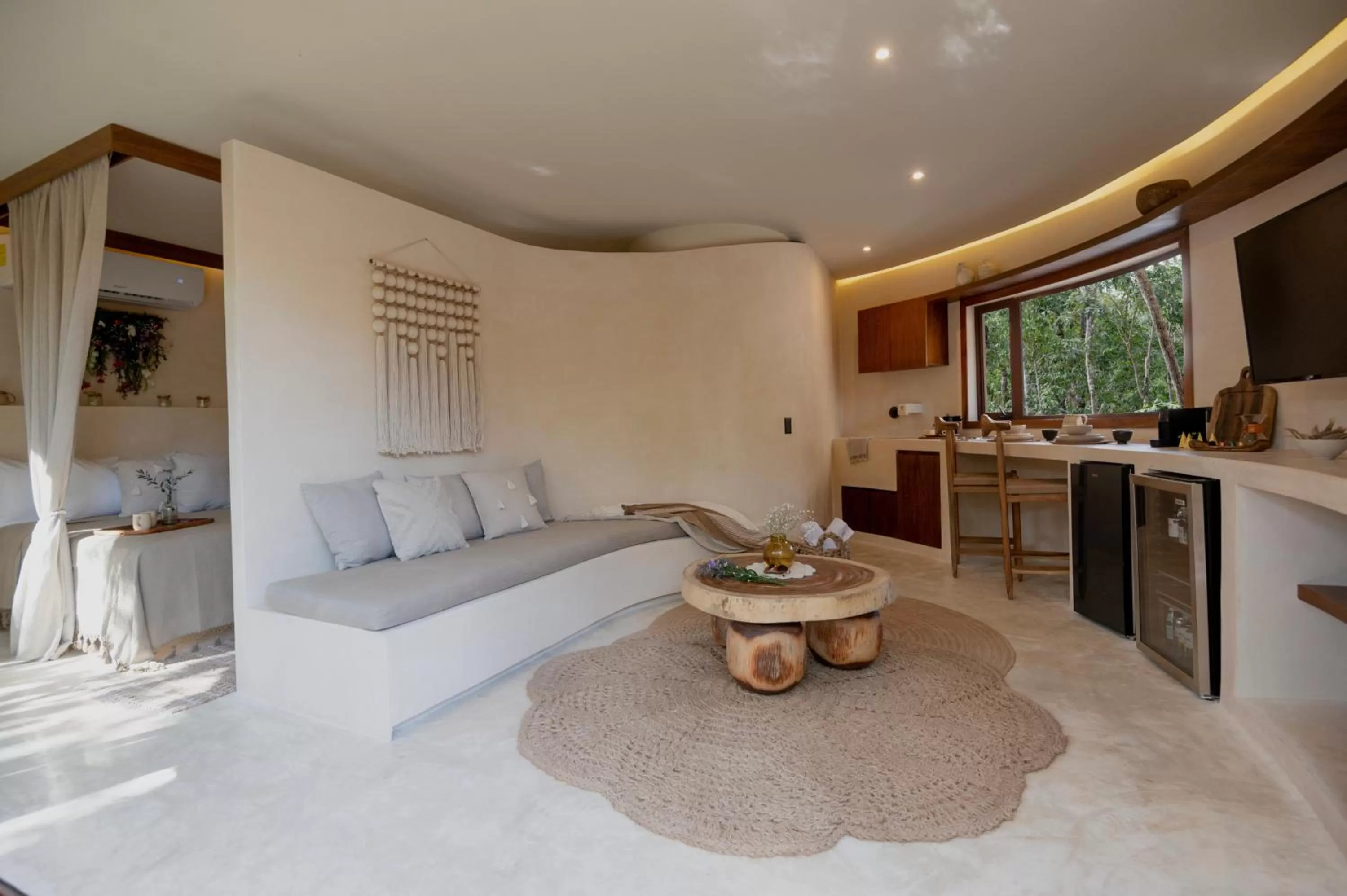 Living room in Rubi Tulum