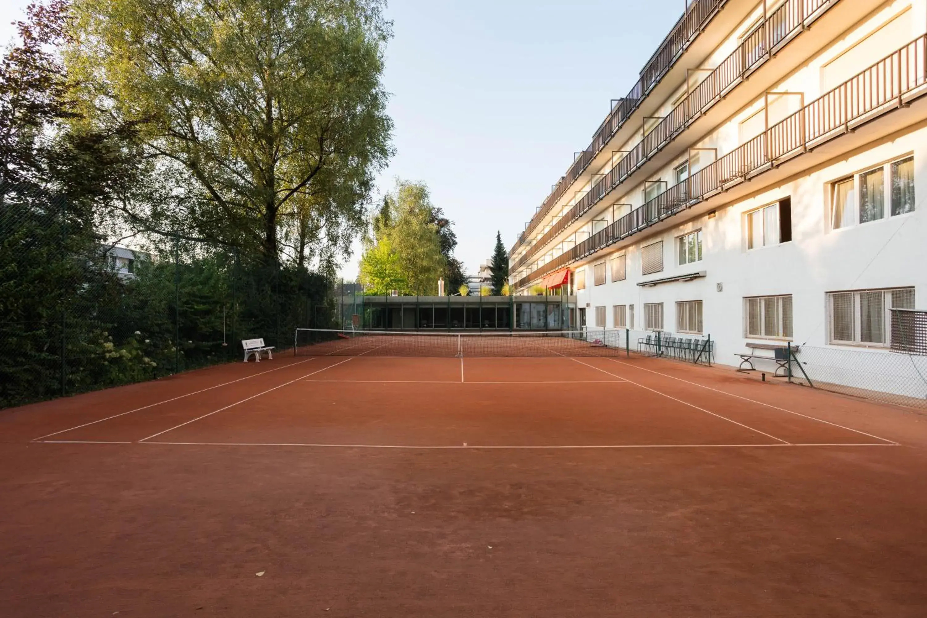 Tennis court, Tennis/Squash in Engimatt City-Gardenhotel