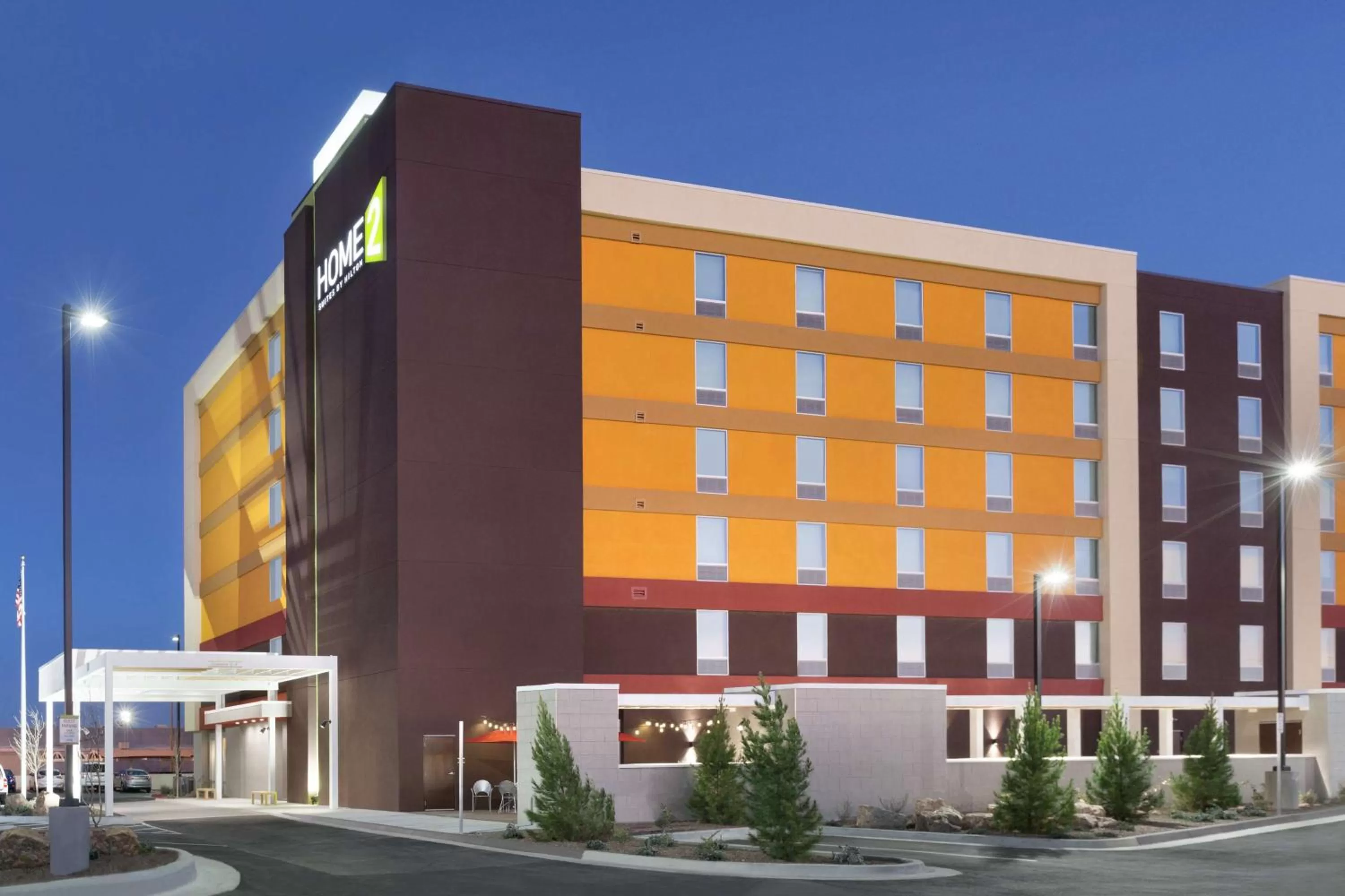 Property building in Home2 Suites By Hilton El Paso Airport