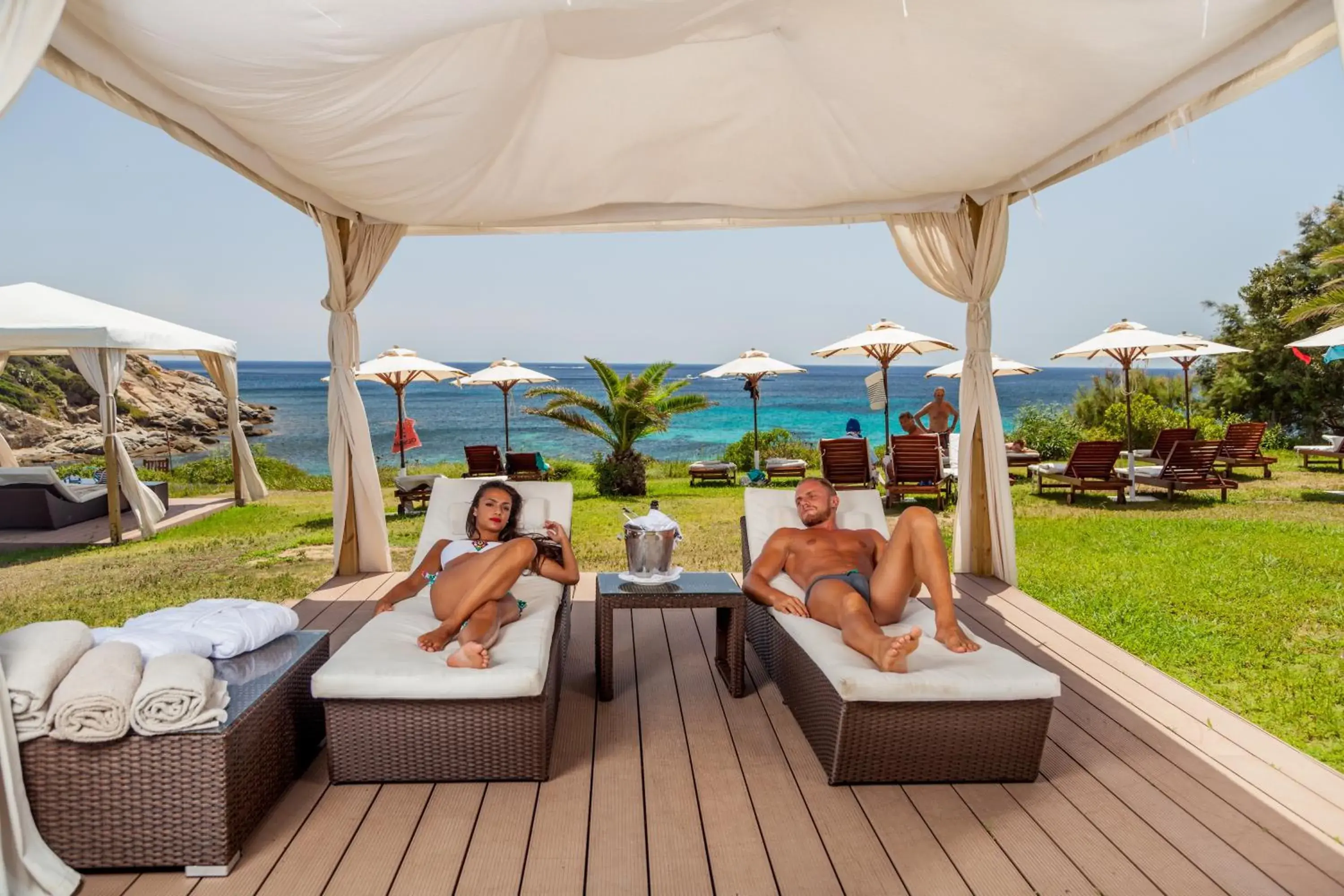 Beach, Patio/Outdoor Area in Hotel Cala Caterina