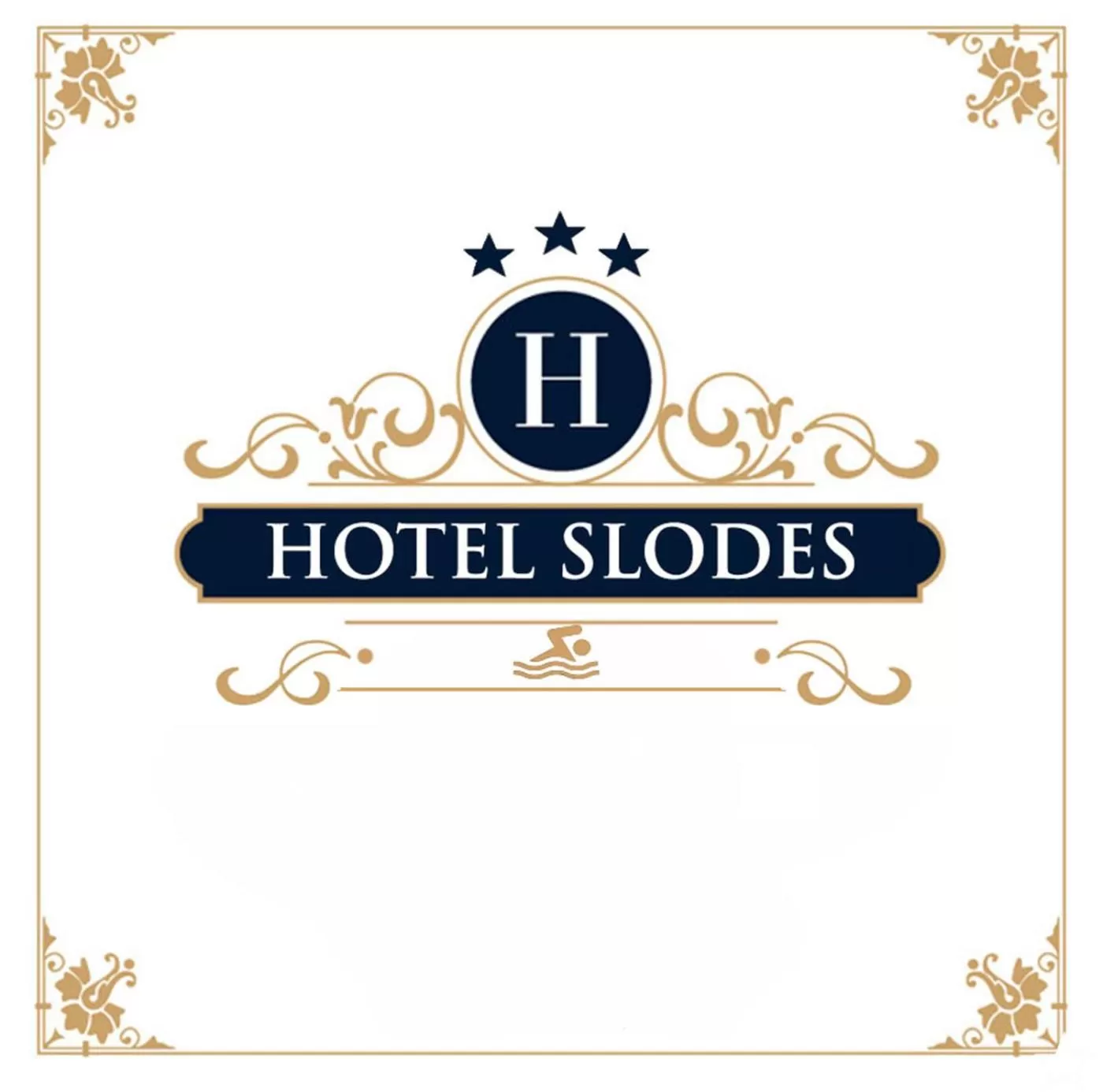 Property logo or sign in Hotel Slodes
