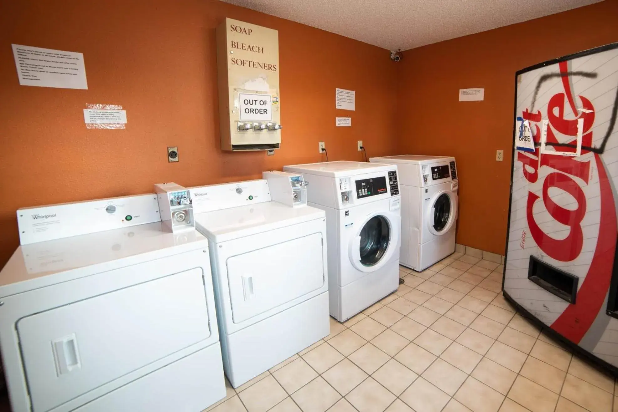washing machine in Americas Best Value Inn and Suites Siloam Springs