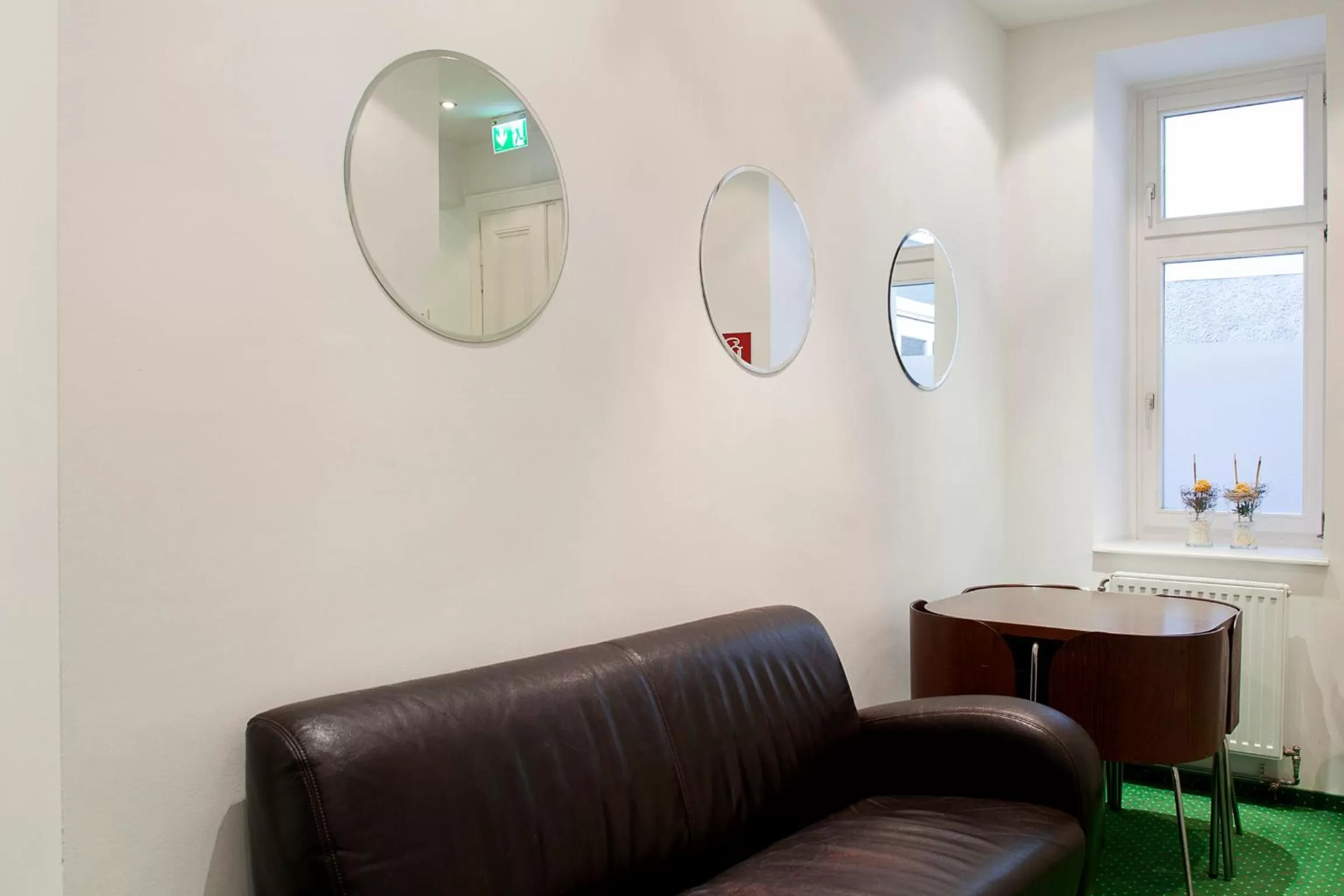 Seating area in Pension Stadthalle