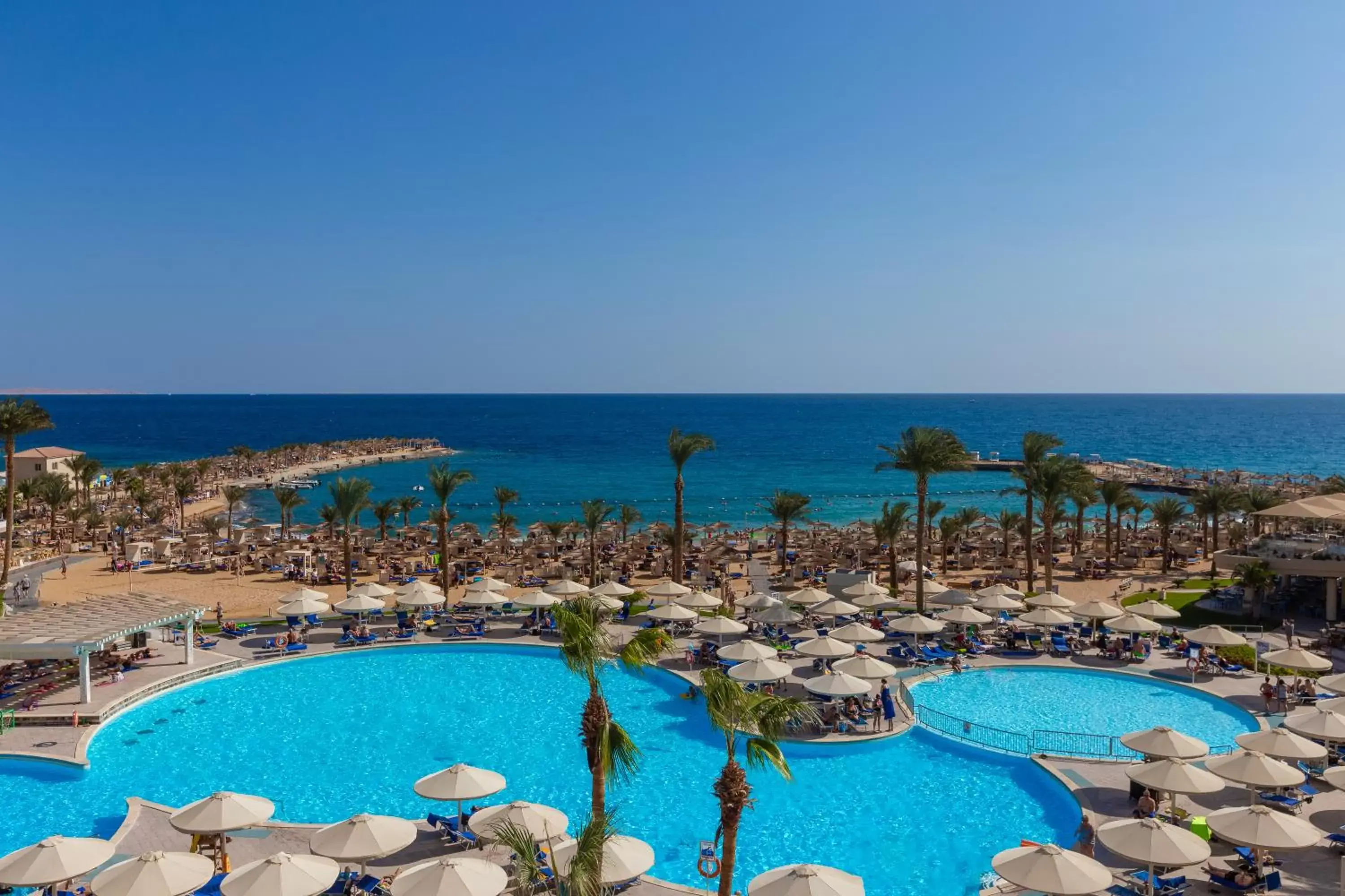 Pool View in Beach Albatros Resort - Hurghada