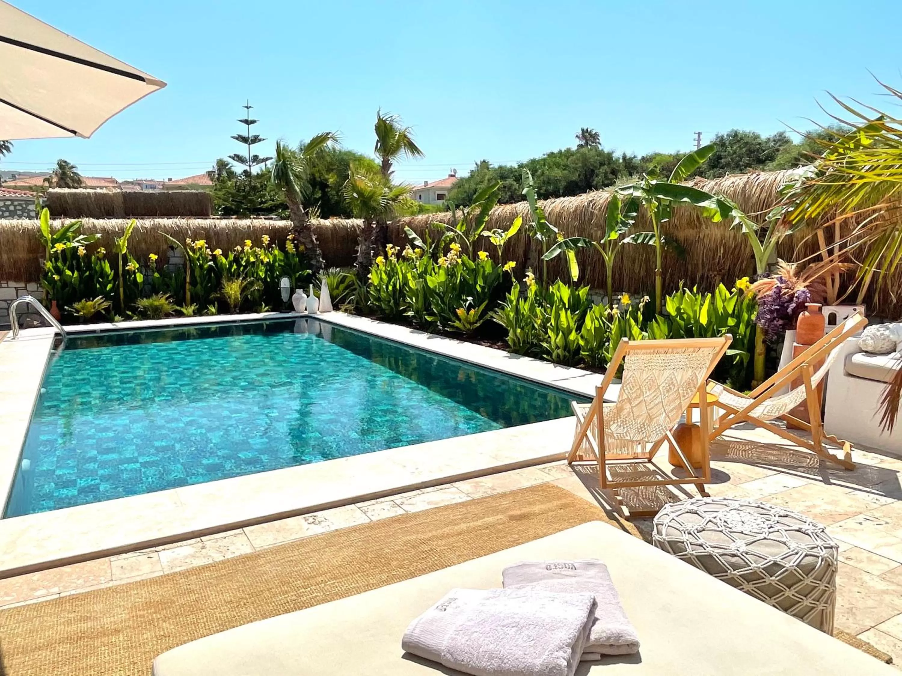 Pool view in Voger Alaçatı Silence