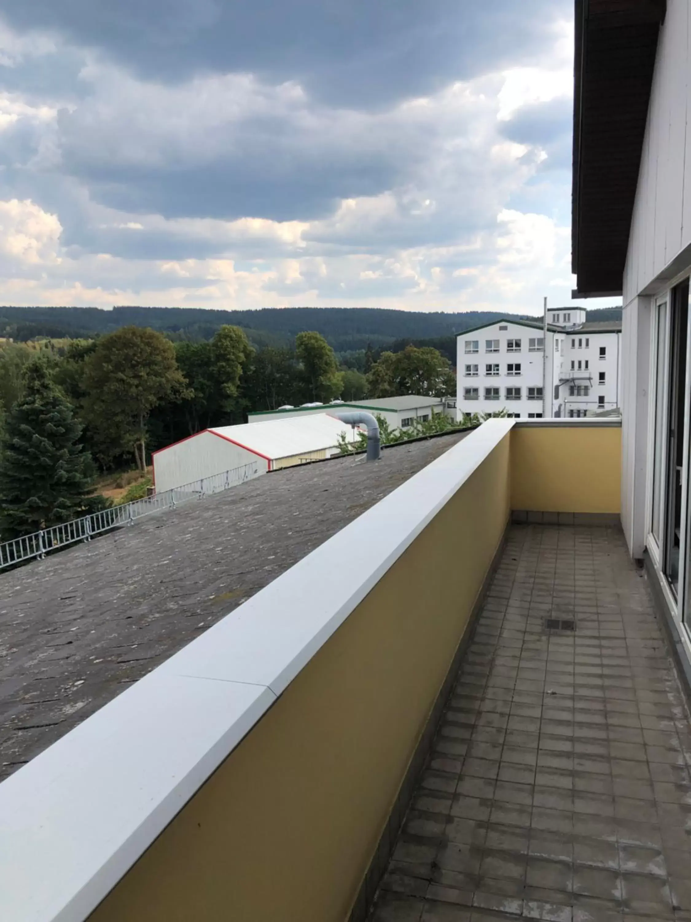Mountain view, Balcony/Terrace in Hotel Falkenstein