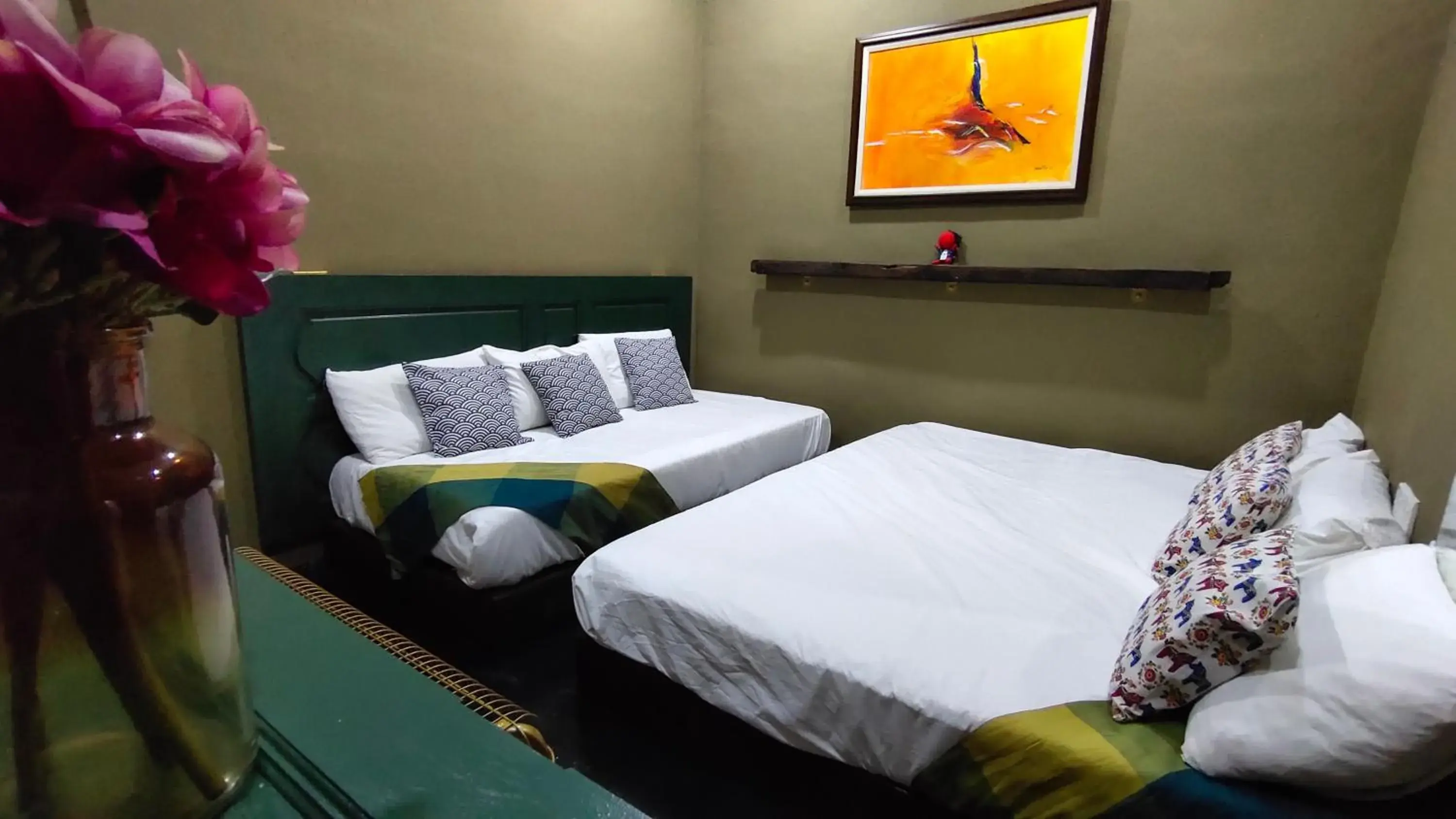 Bed in Oyasumi Hotel