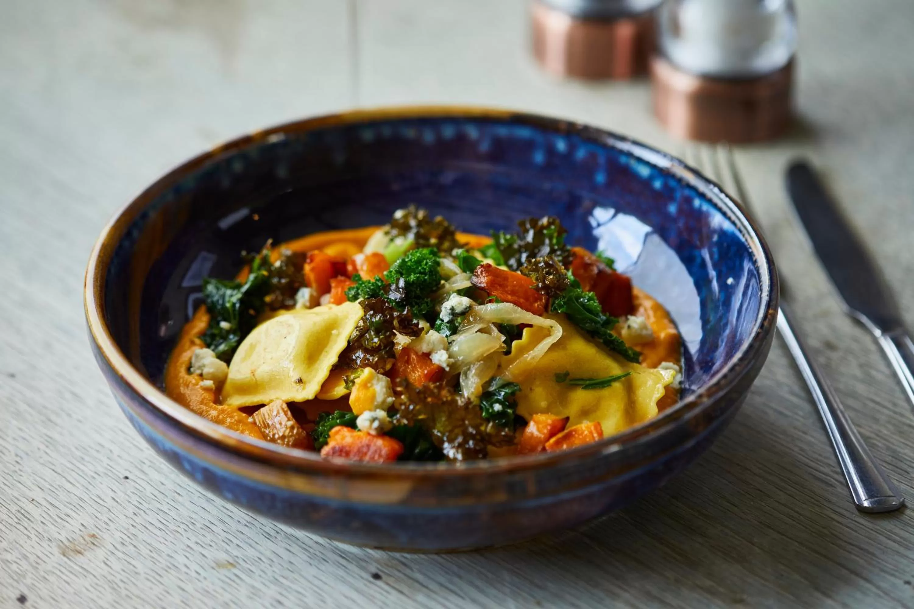 Food close-up in The Quarrymans Arms