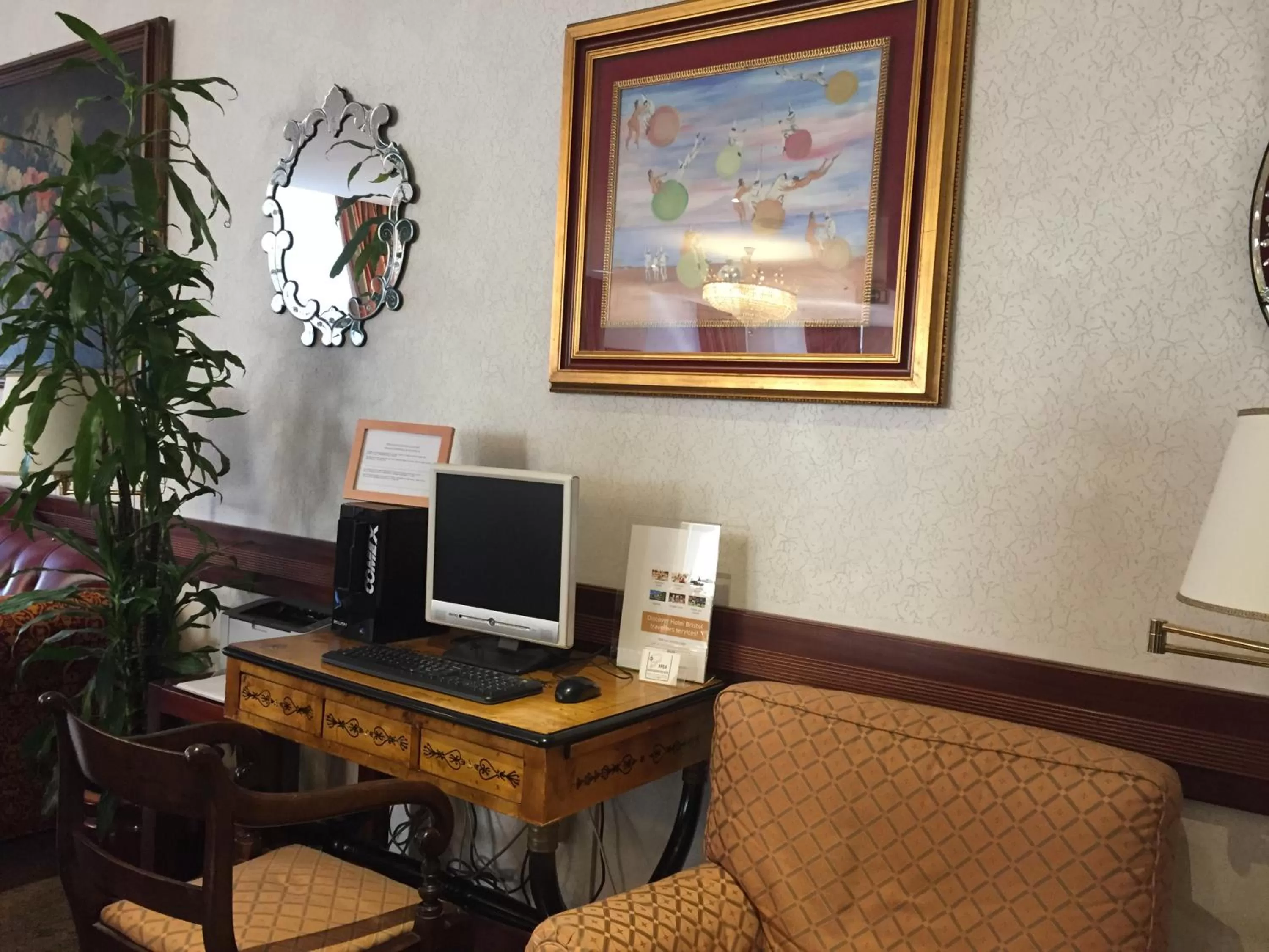 Lobby or reception in Hotel Bristol