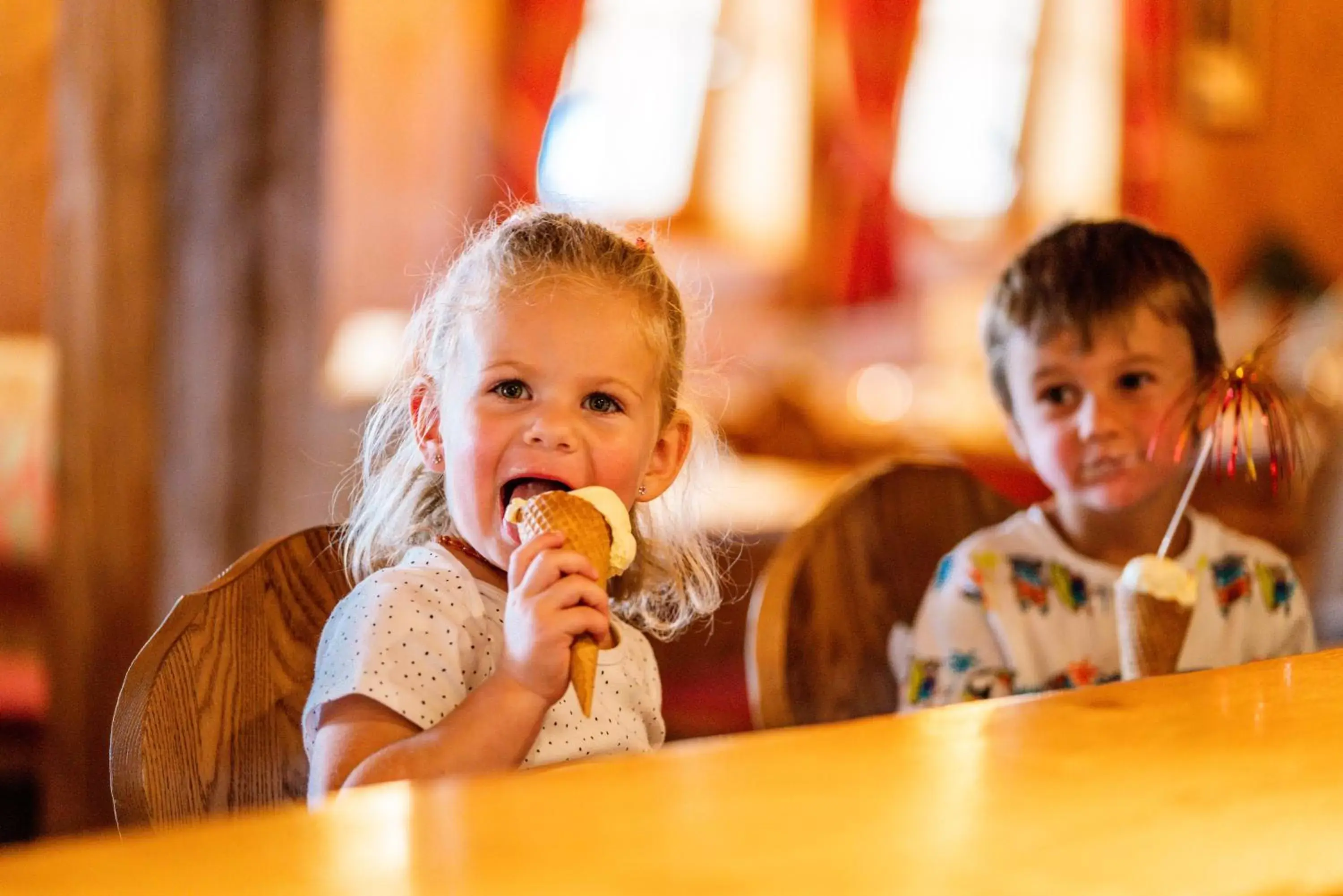 Restaurant/places to eat, Children in Almwelt Austria