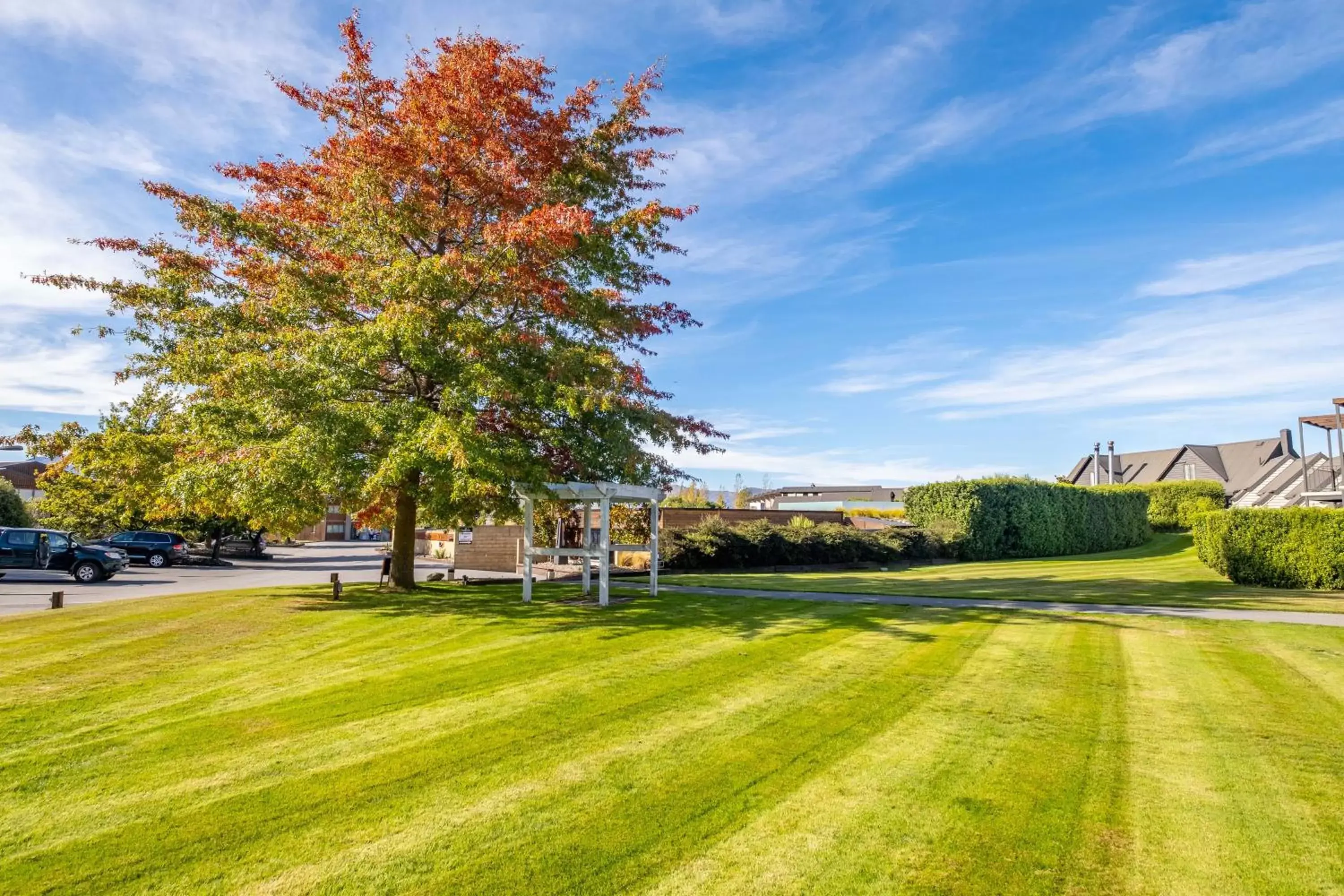 Garden in Oakridge Resort Lake Wanaka